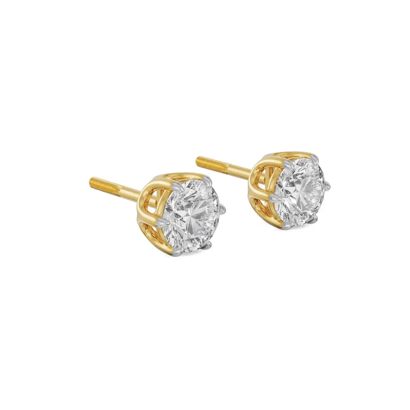 0 70 CT Round Lab Grown Diamond Studs_in-stock