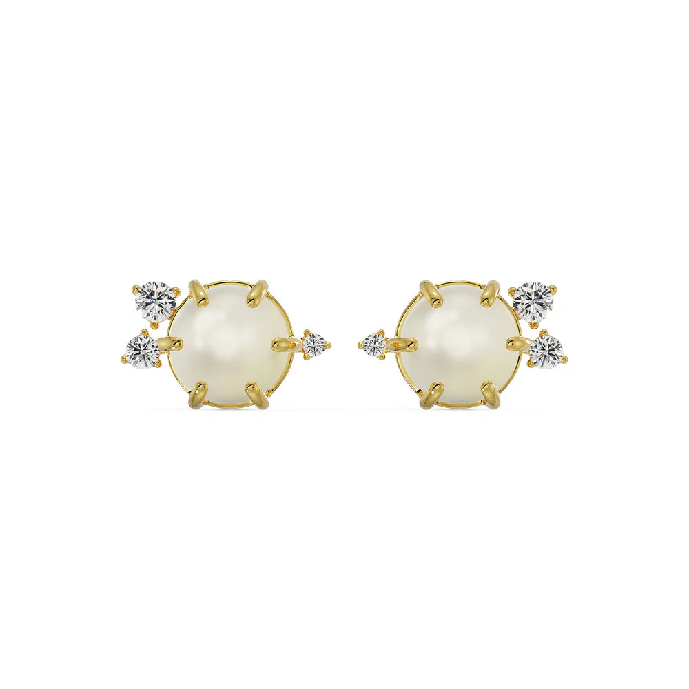 Pearly Diamond Studs_in_stock