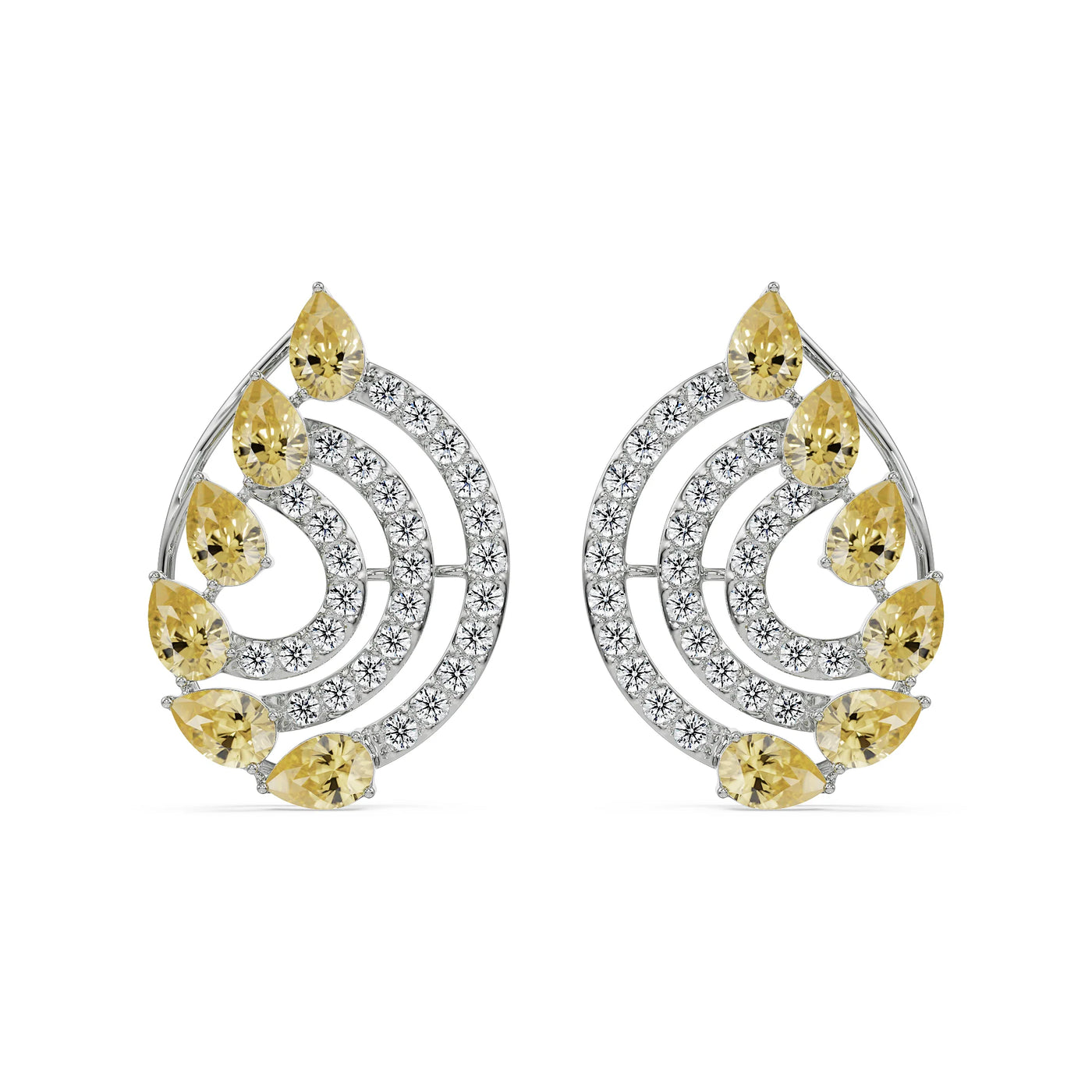 Fiery Festive Lab Grown Diamond Studs