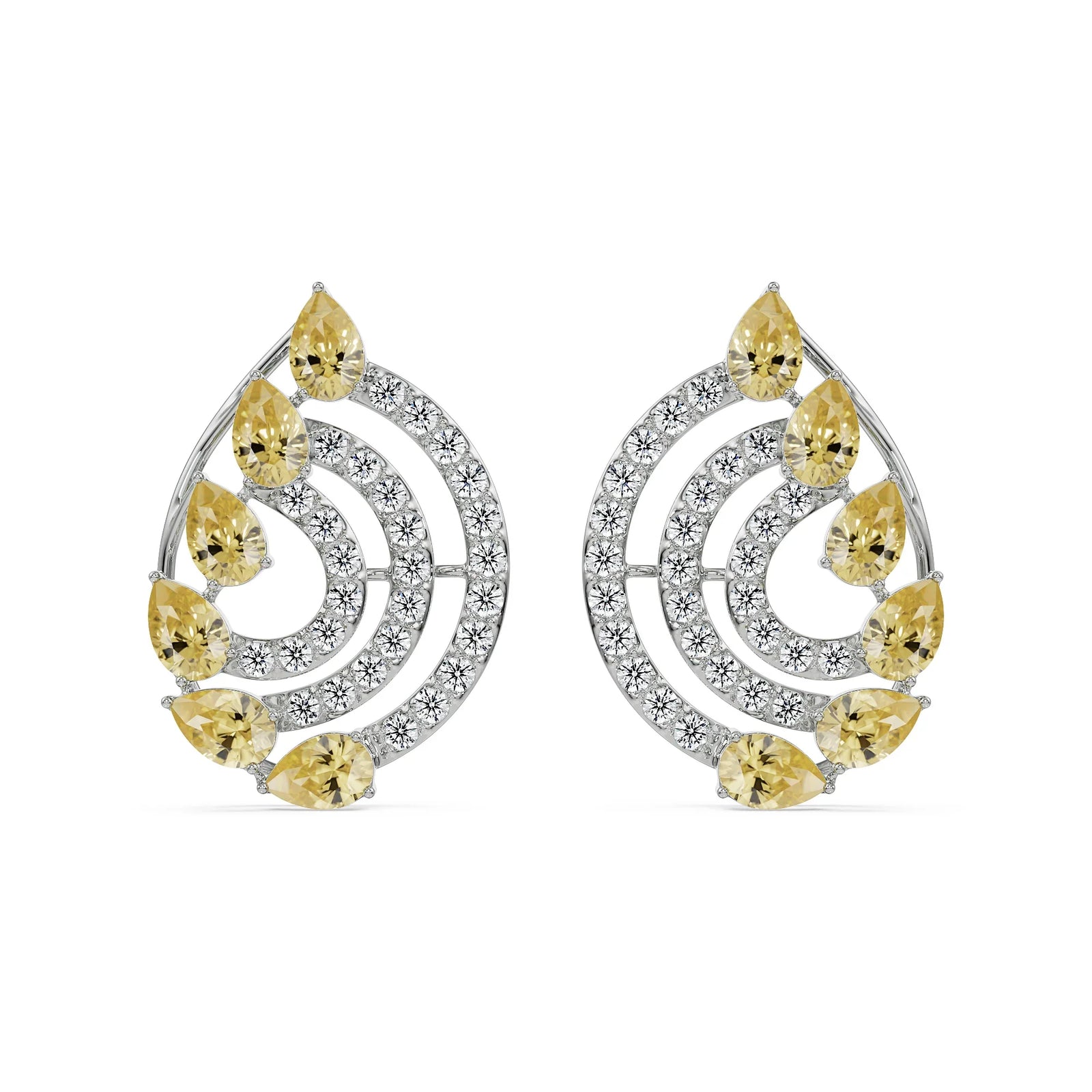 Fiery Festive Lab Grown Diamond Studs_in-stock