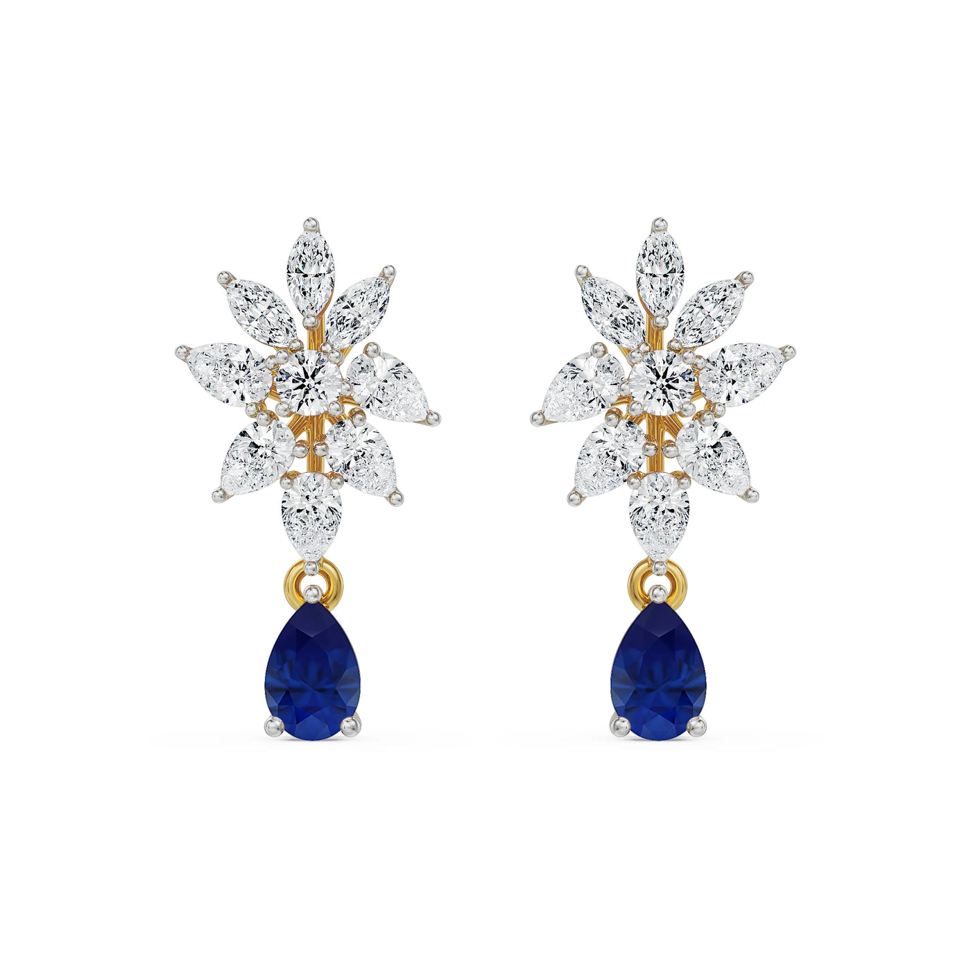 Beautiful Blue Diamond Earrings_in_stock