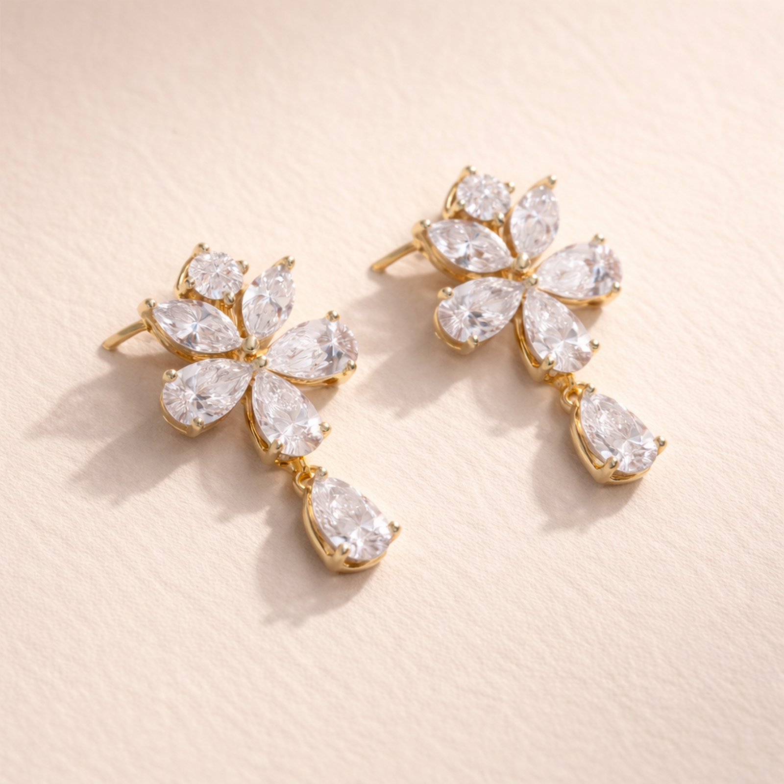 Lumière Bloom Drop Earrings