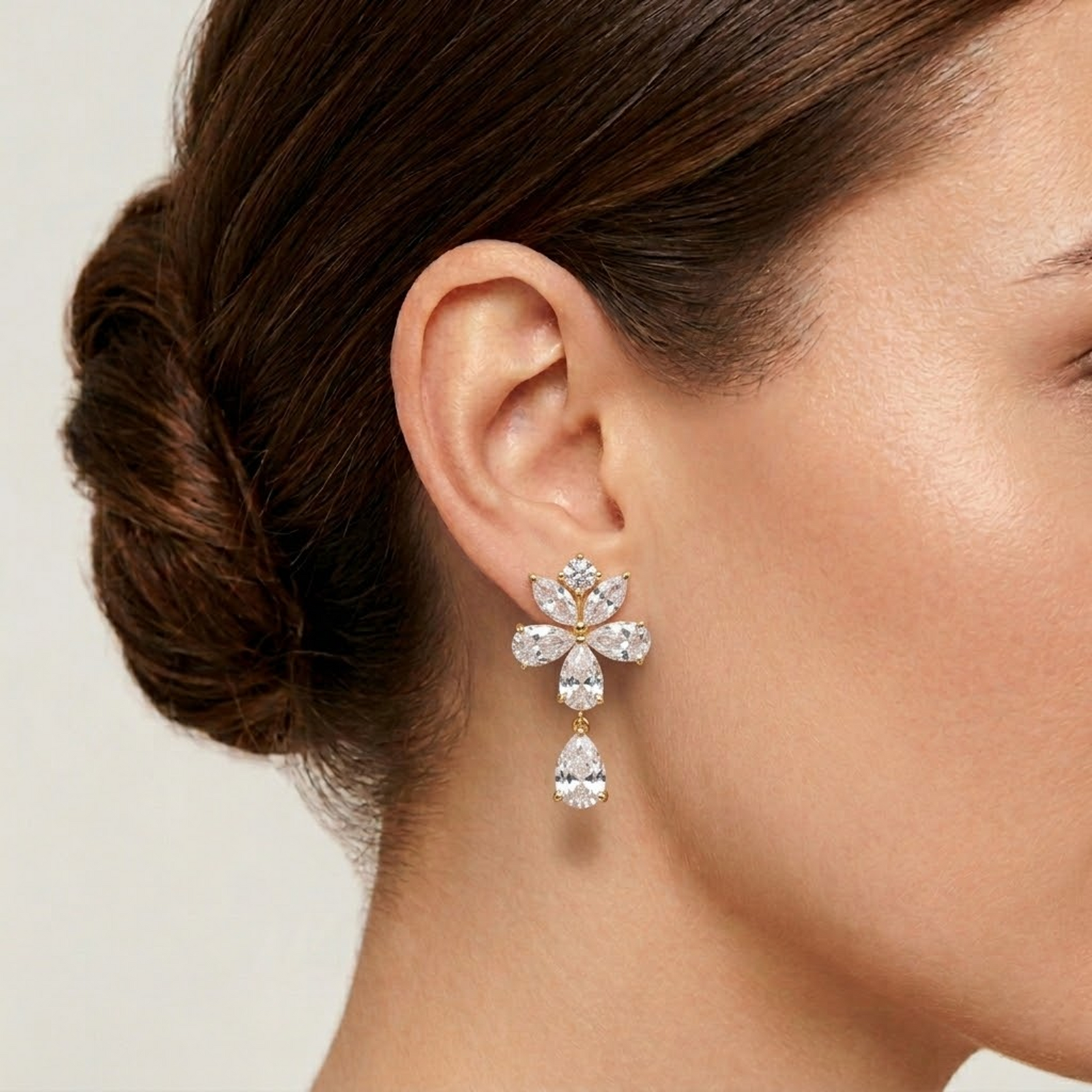 Lumière Bloom Drop Earrings