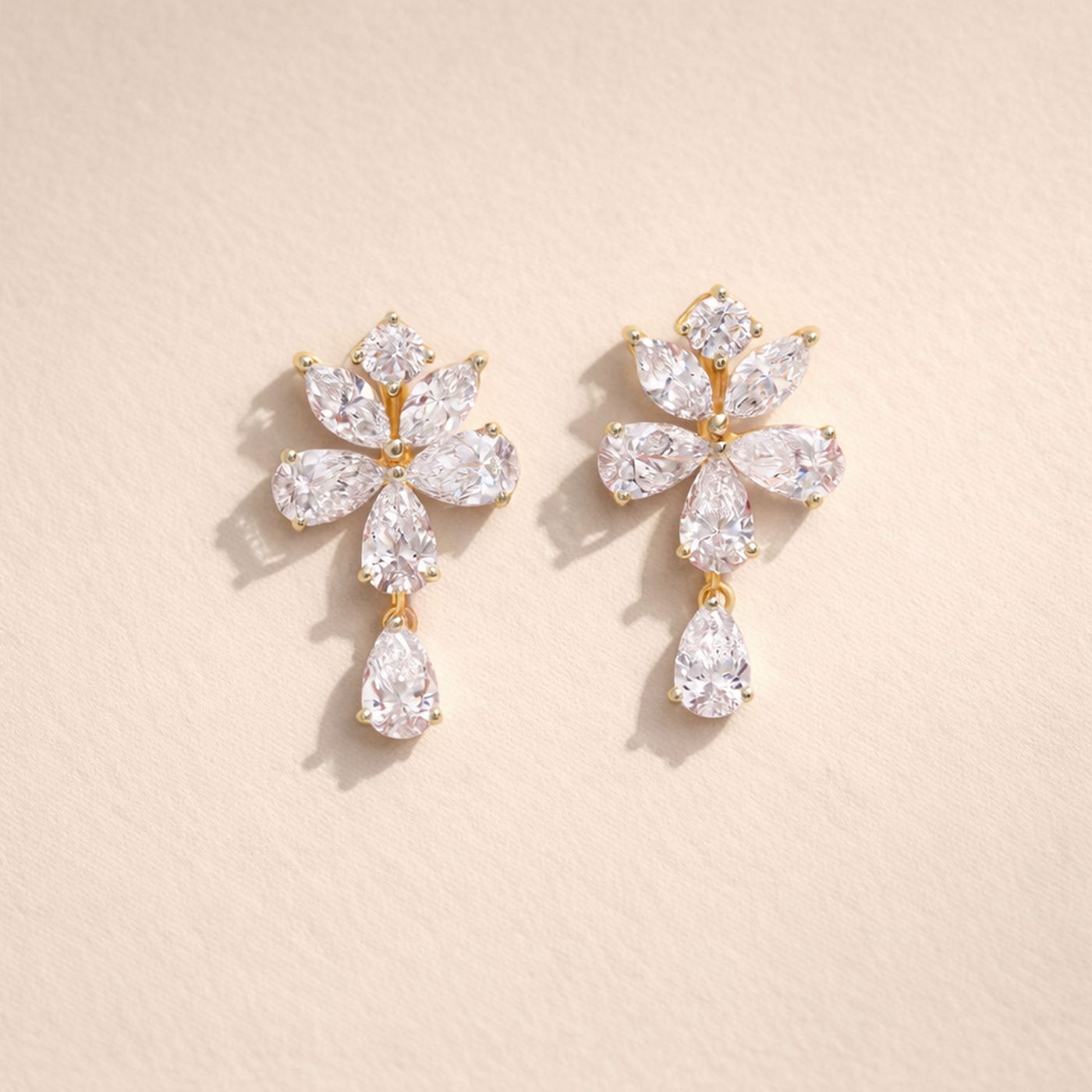 Lumière Bloom Drop Earrings