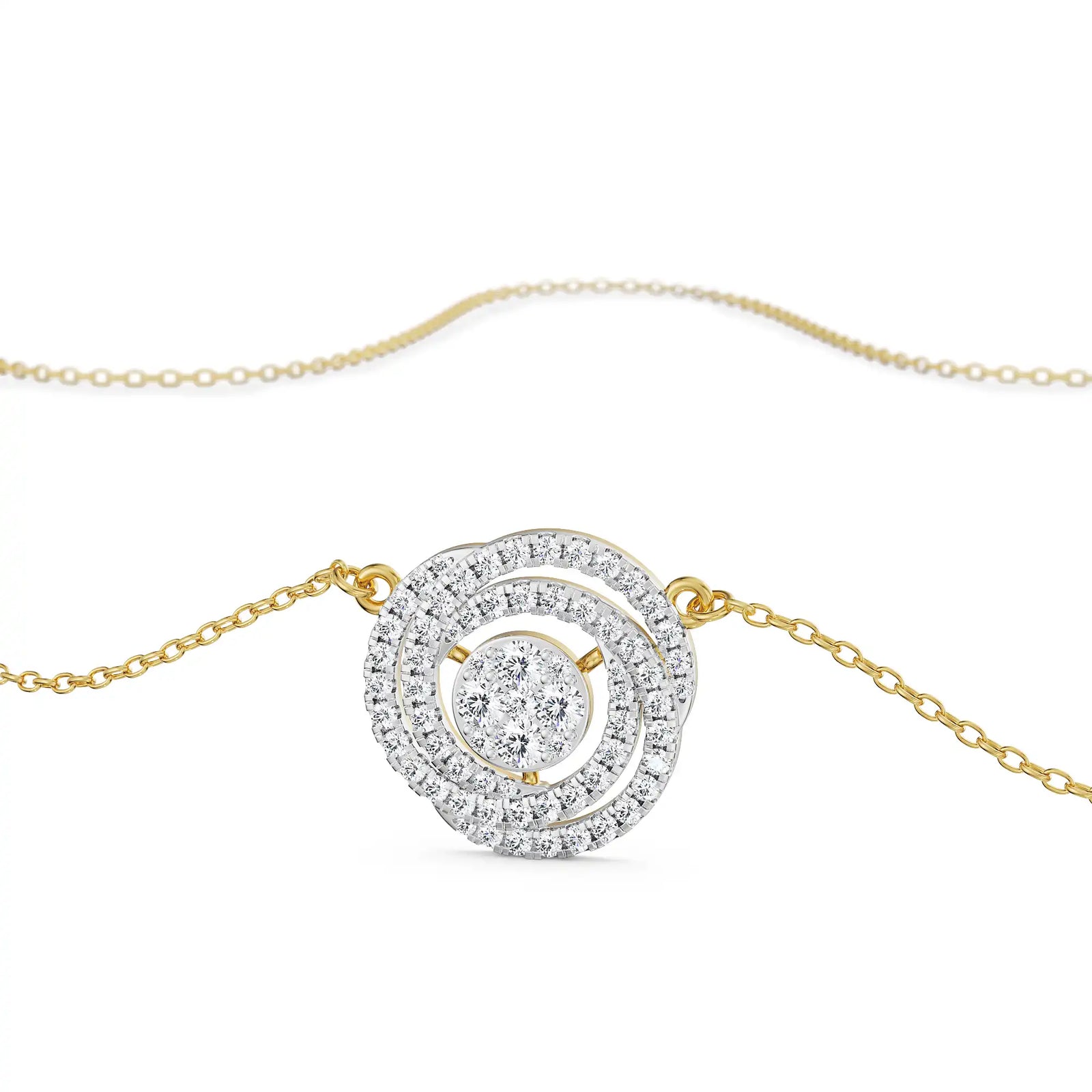 Circle of Life Diamond Mangalsutra front view
