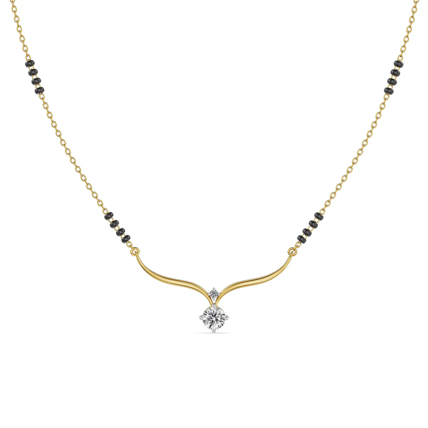 Bandhan Lab Grown Diamond Mangalsutra 9KT