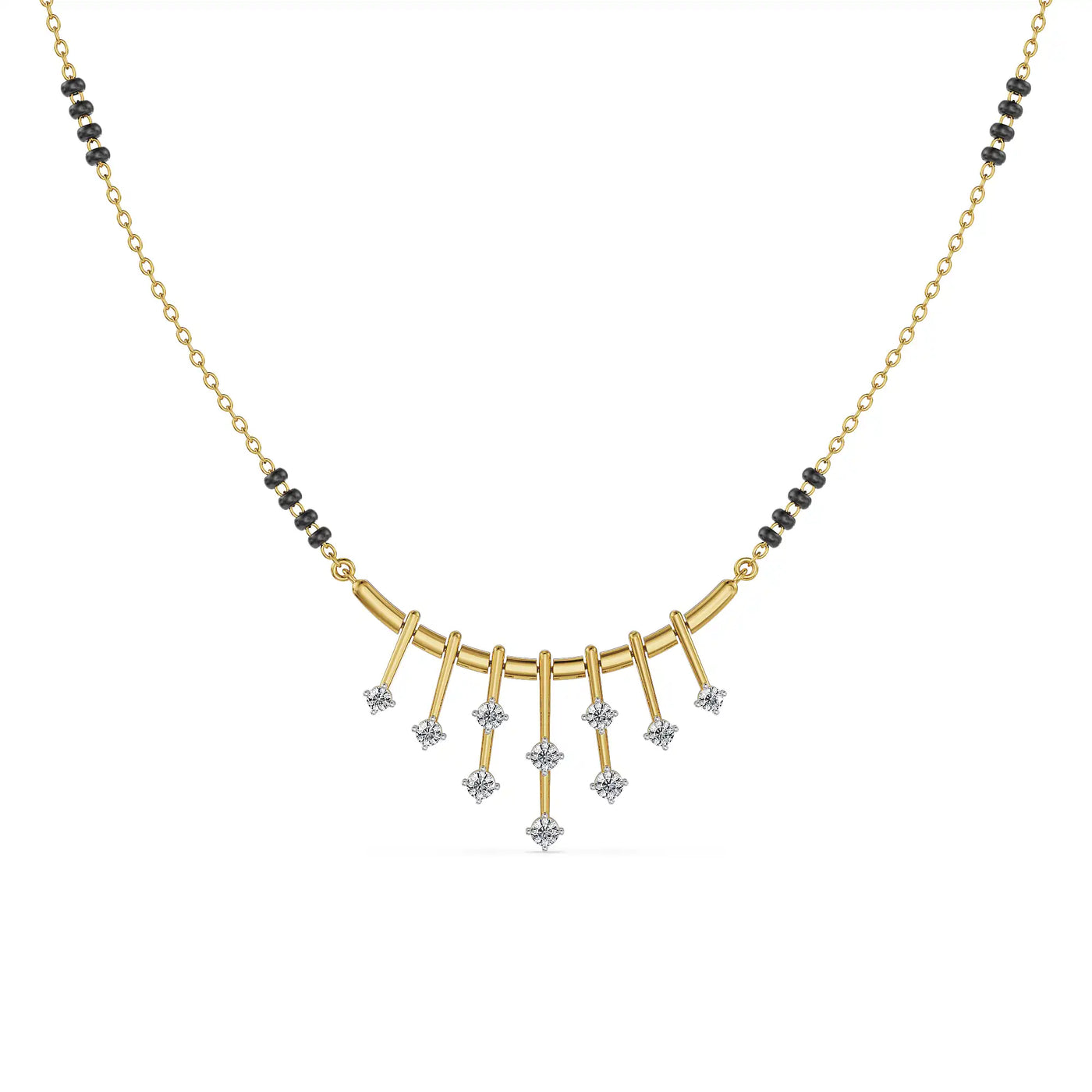 Sparkle Lab Grown Diamond Mangalsutra