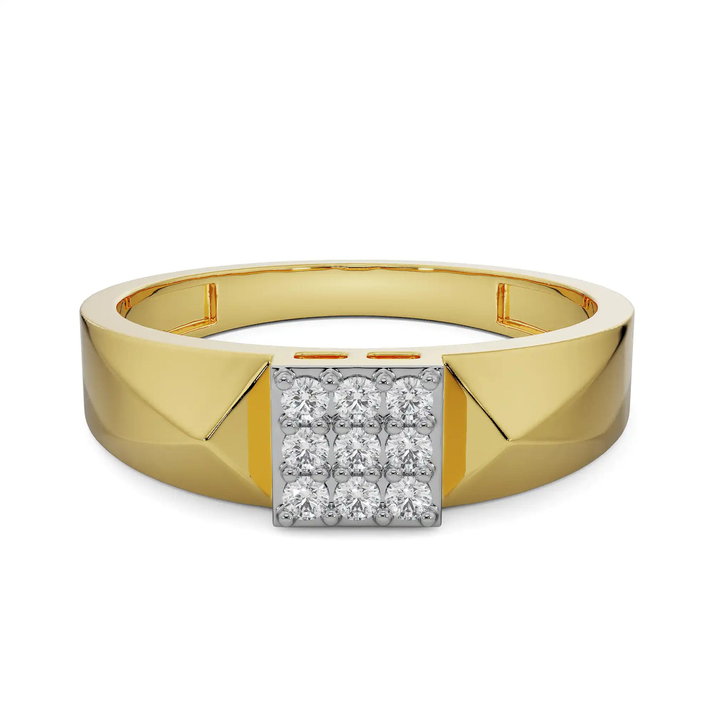 Geneva Lab Grown Diamond Ring for Him 9KT