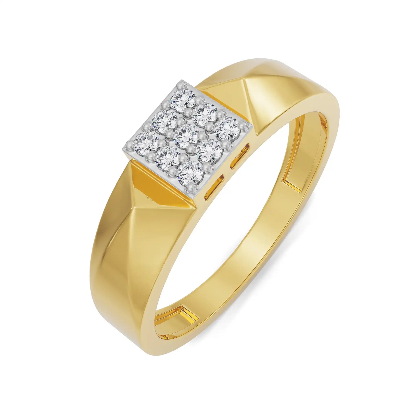 Geneva Ring for Him Top View