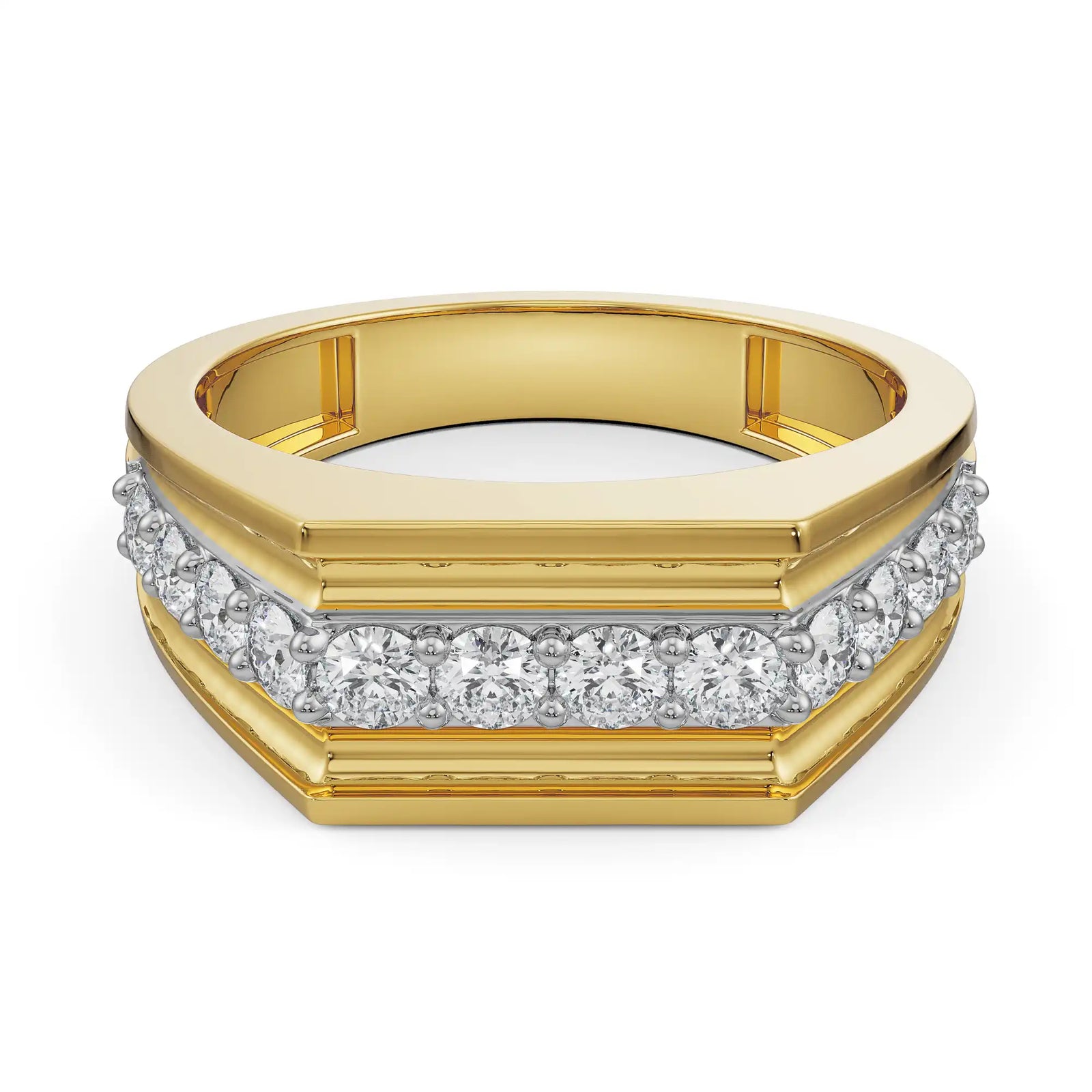 Palagio Wedding Band Front View