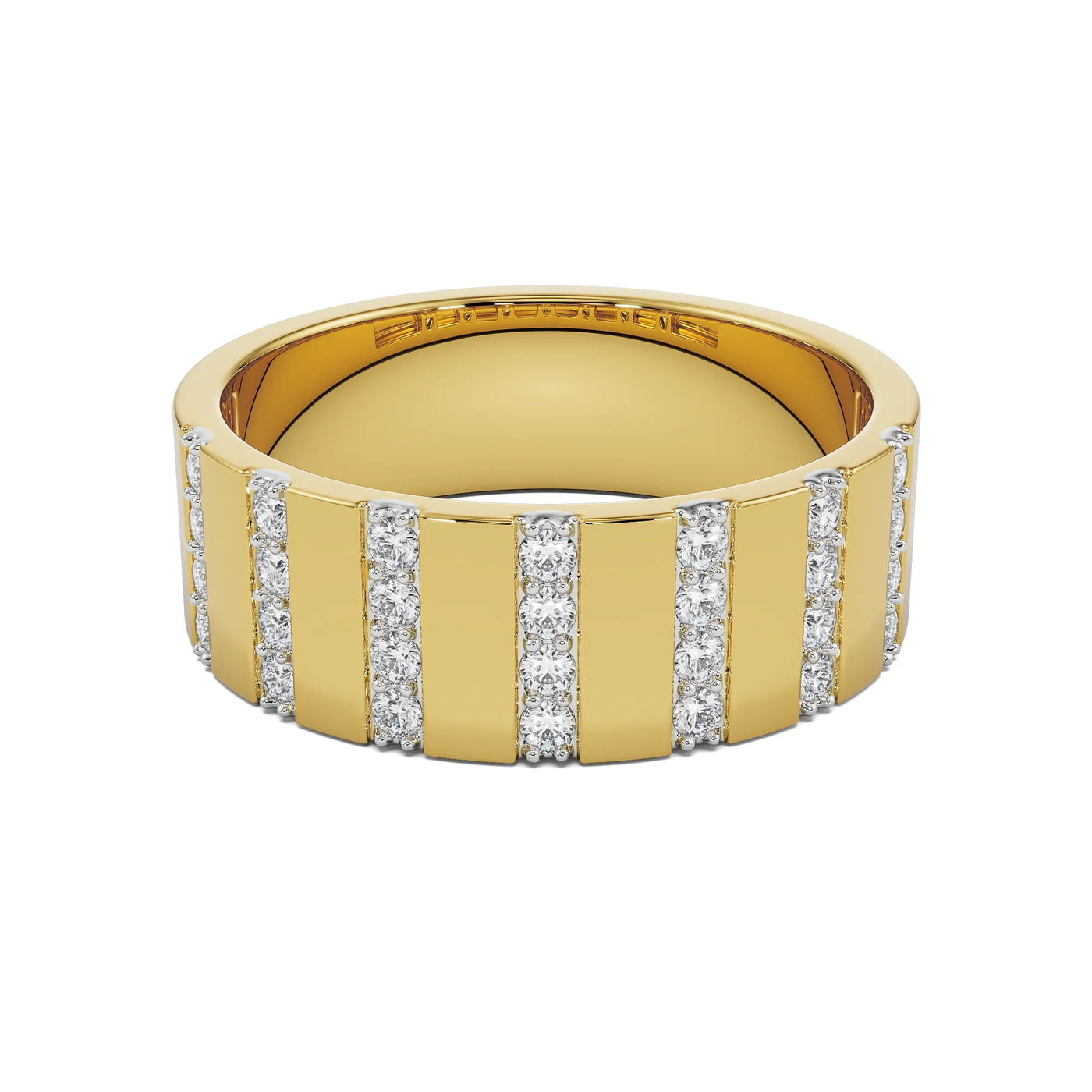 Sleek Enzo Lab Grown Diamond Ring for Men 9KT