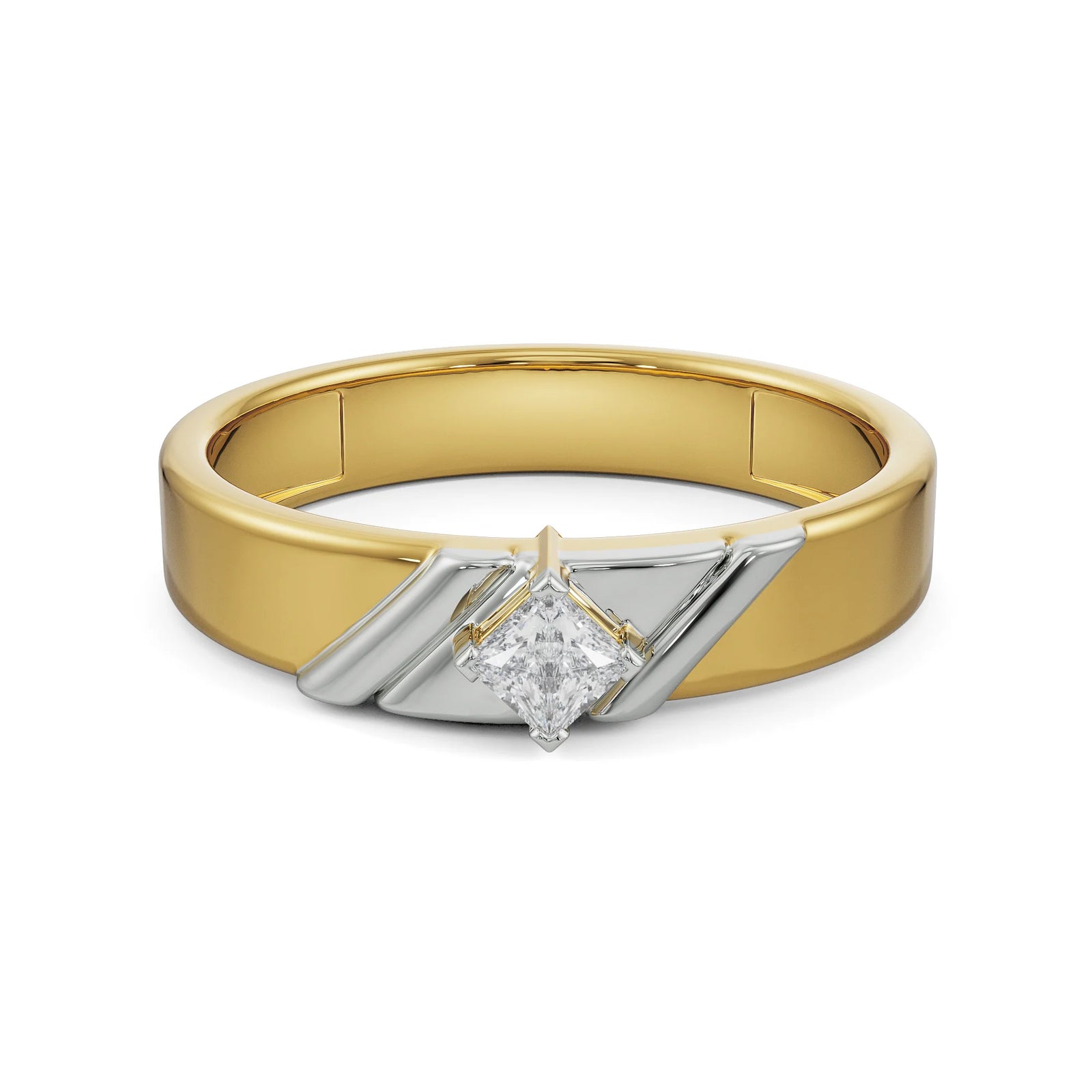 Jezze Diamond Band Front View