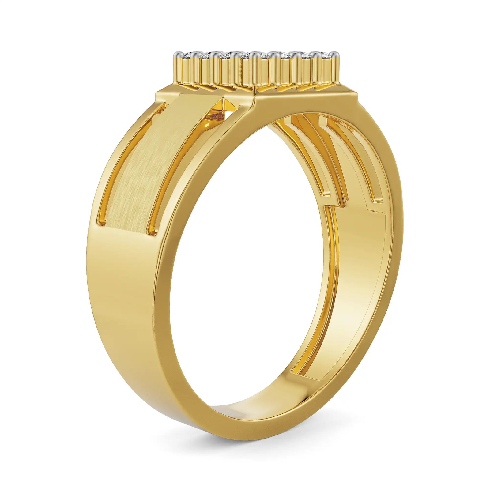 Timothee Diamond Ring Side View
