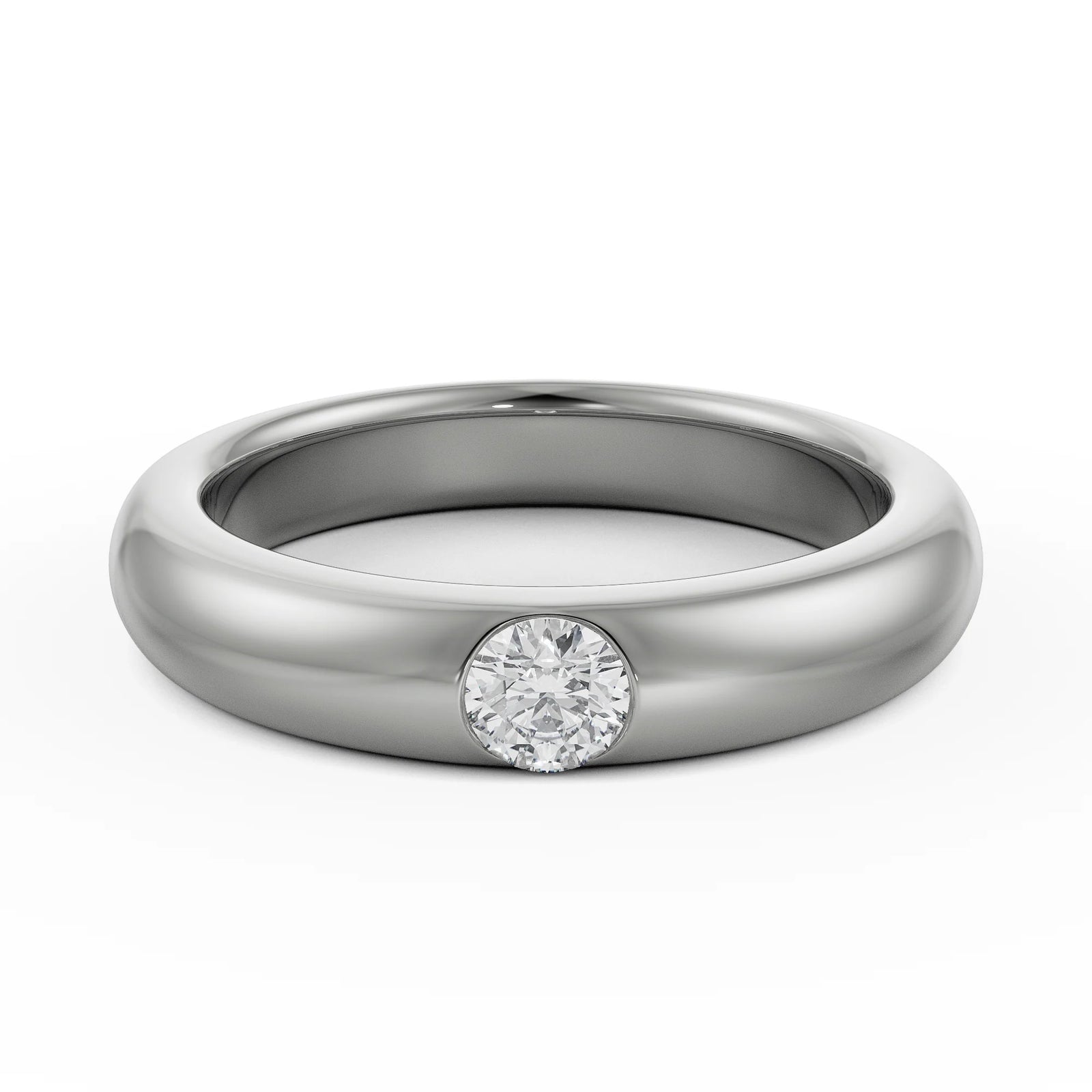 Sleek Round Band Front View