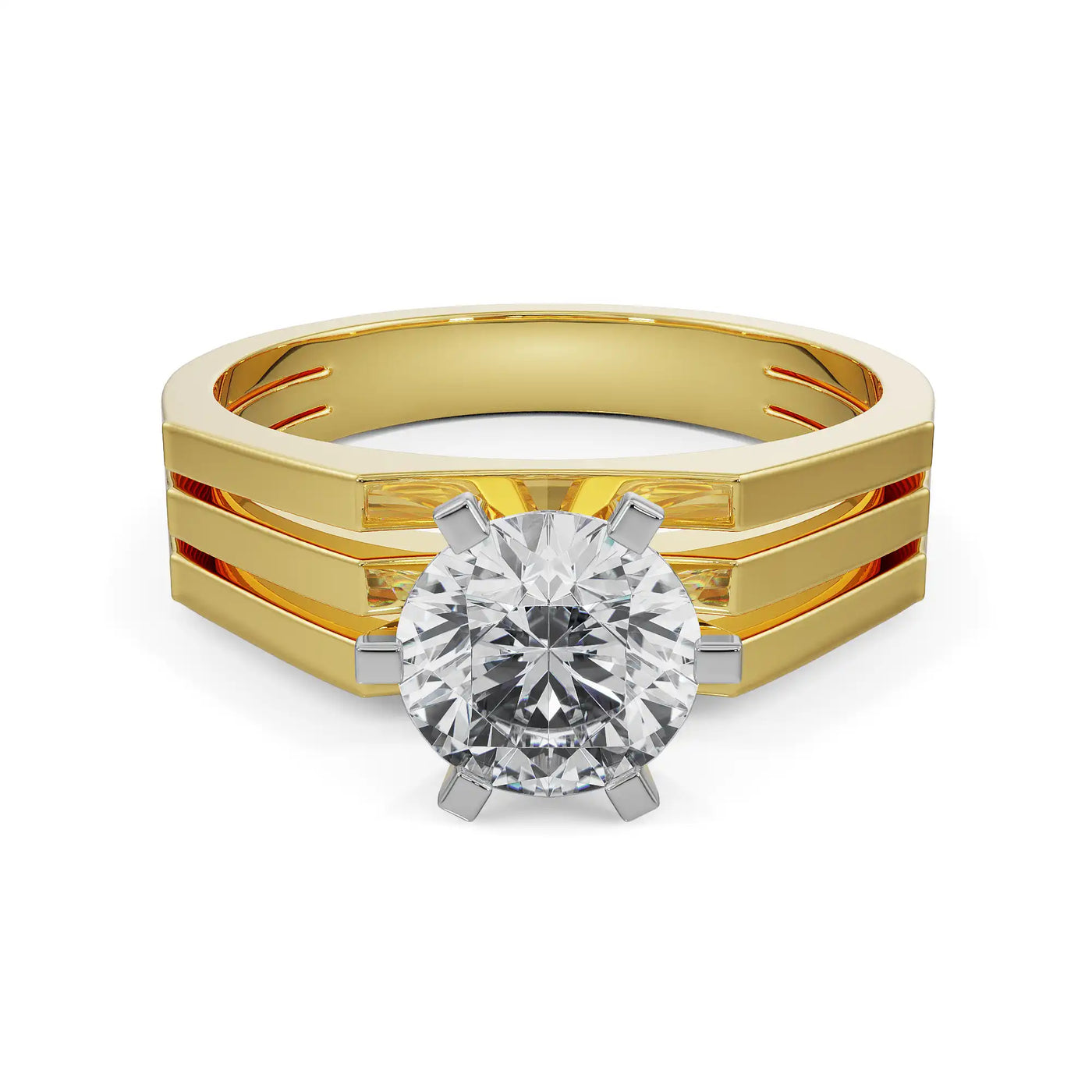 Bold Solitaire Lab Grown Diamond Ring