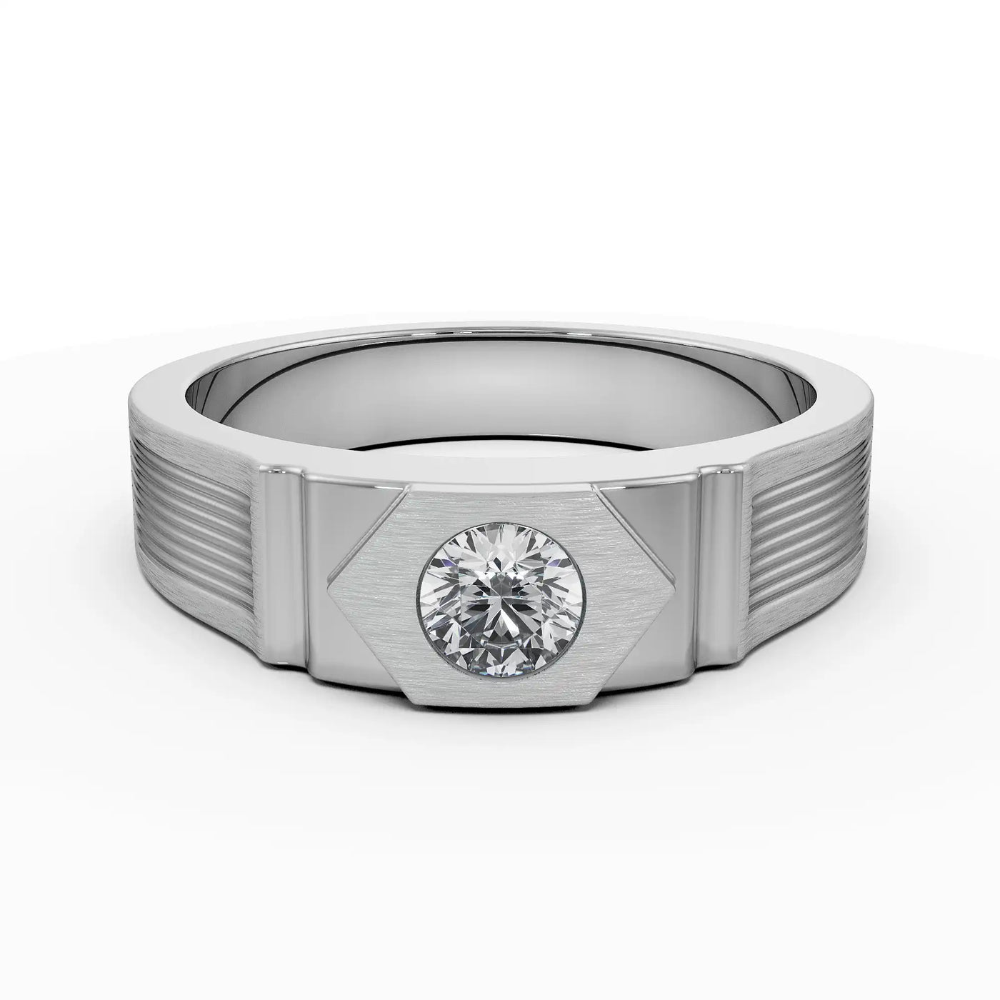Lexus Lab Grown Diamond Band for Men 9KT