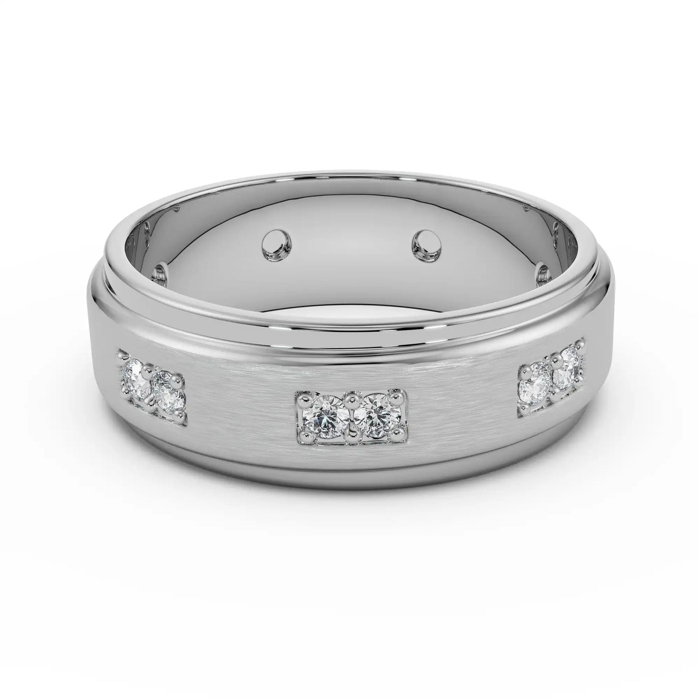 Tezz Lab Grown Diamond Band for Men 9KT