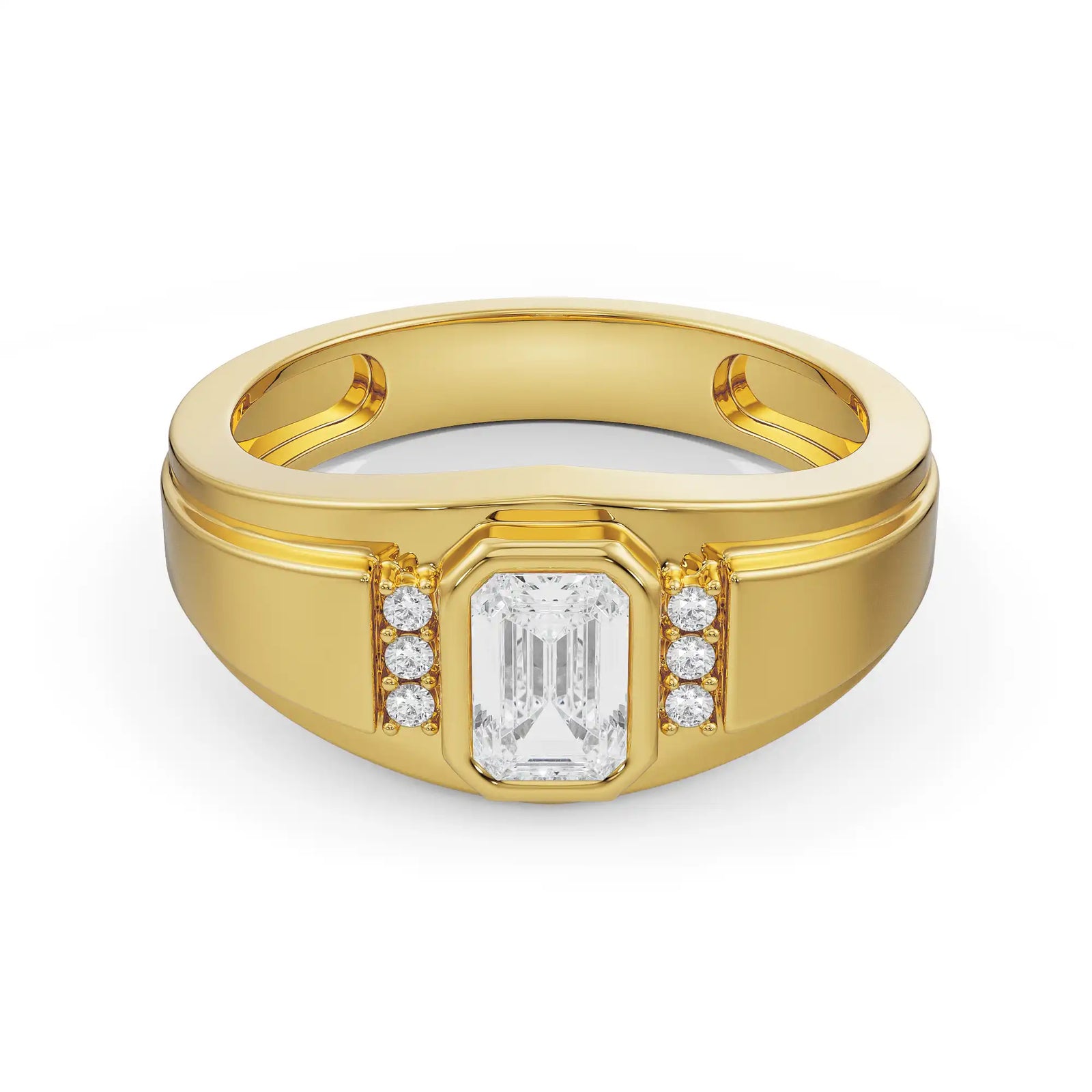 Archie Men’s Engagement Ring Front View