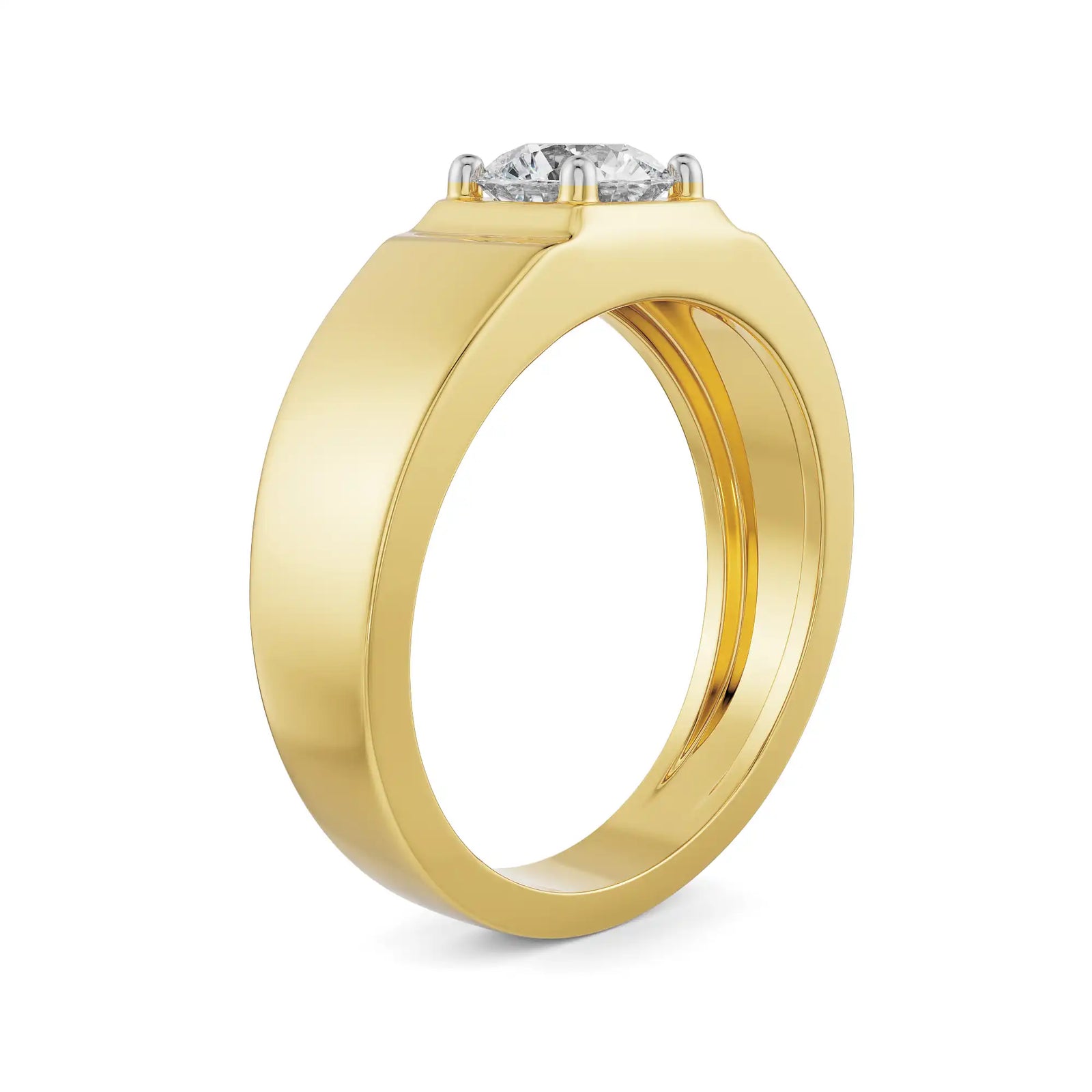 Oliver Round Men S Lab Grown Diamond Ring_in-stock