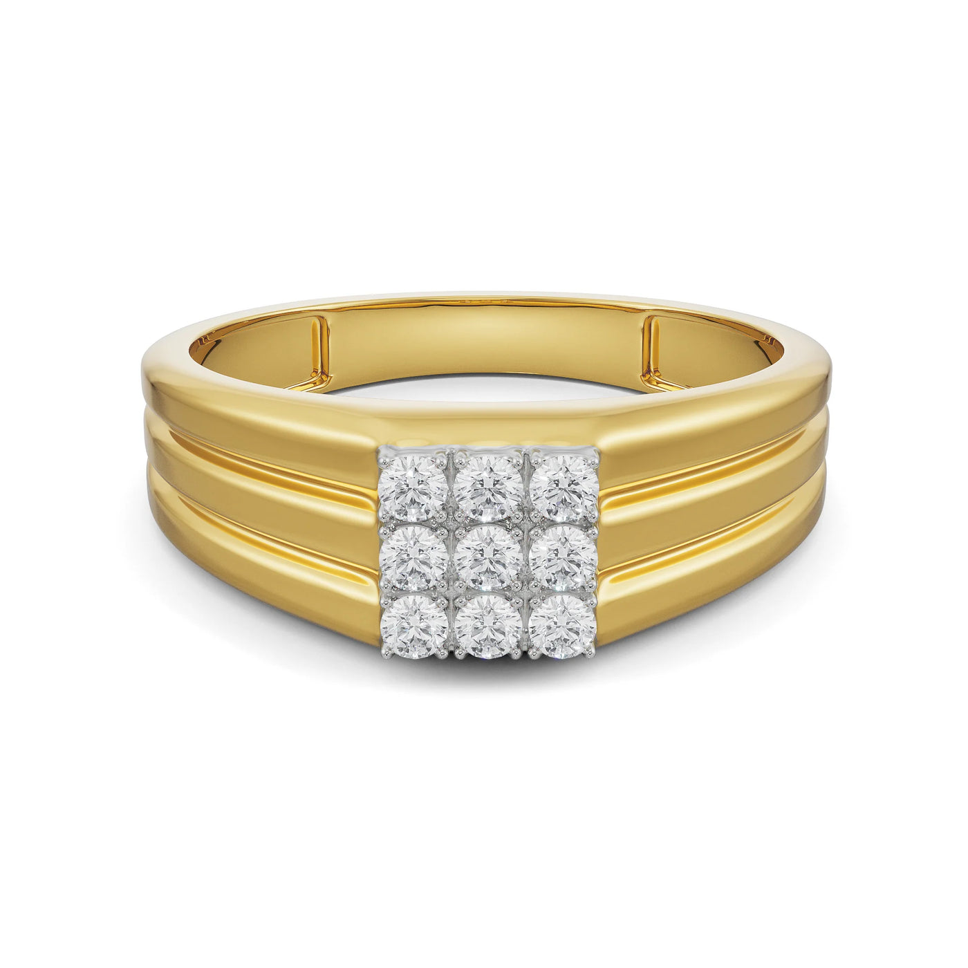 Quadret Diamond Band for Men