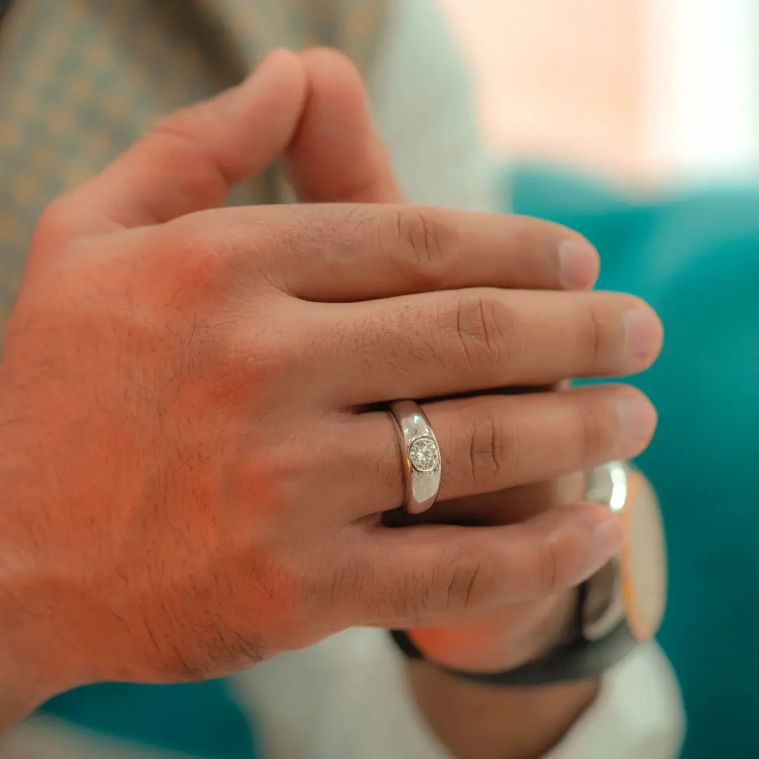 Joshua Diamond Ring Prospective View