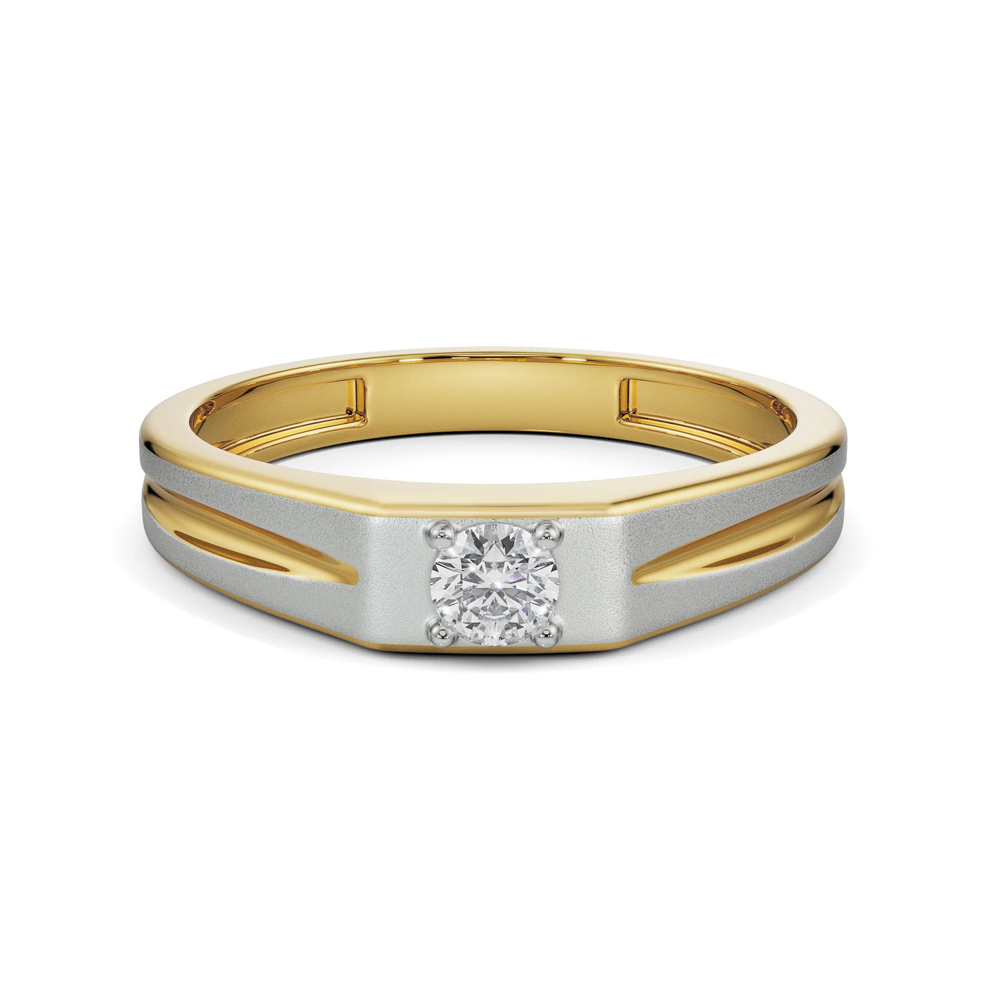 Minimalist Lab Grown Diamond Band for Men