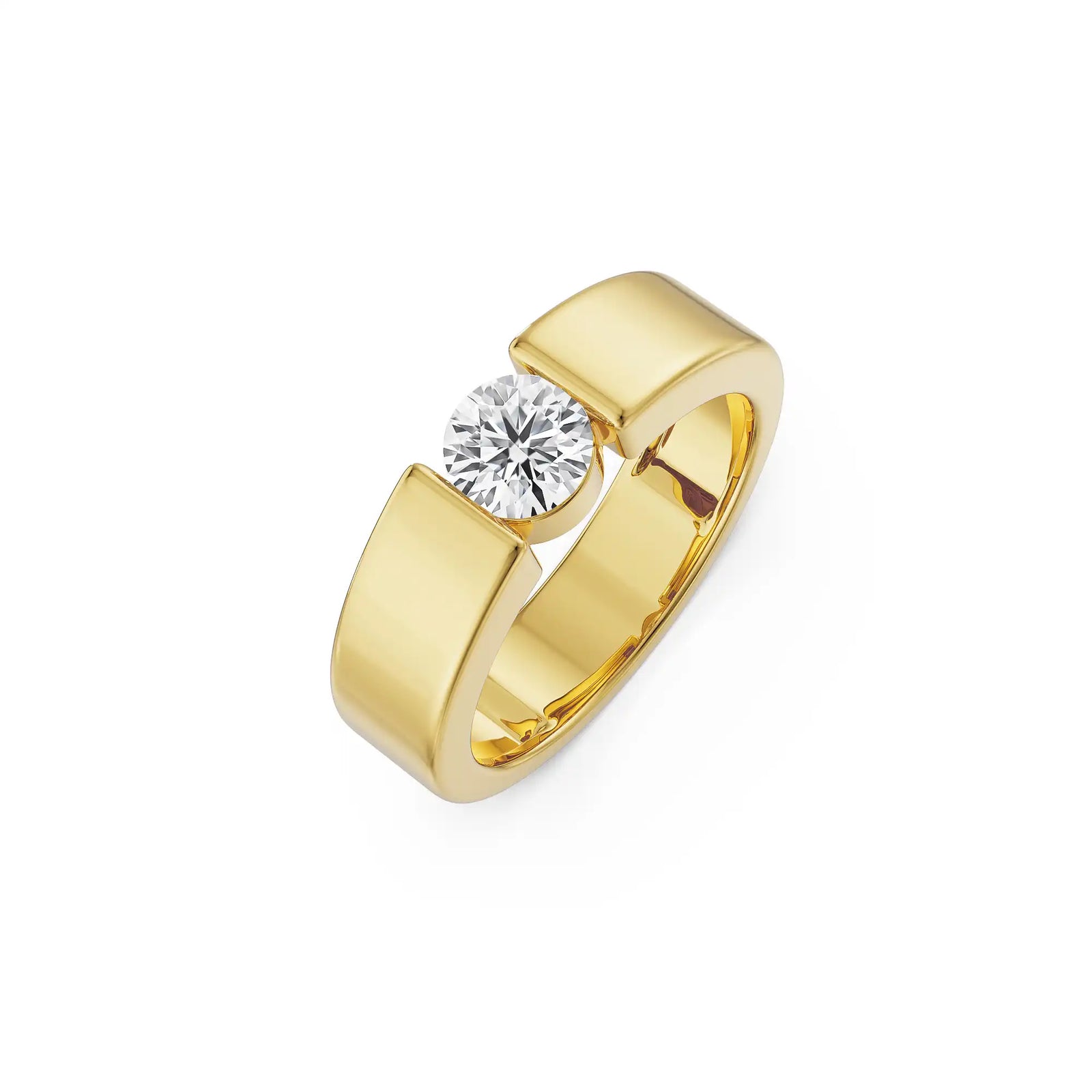 Classic Engagement Ring for Men Top view