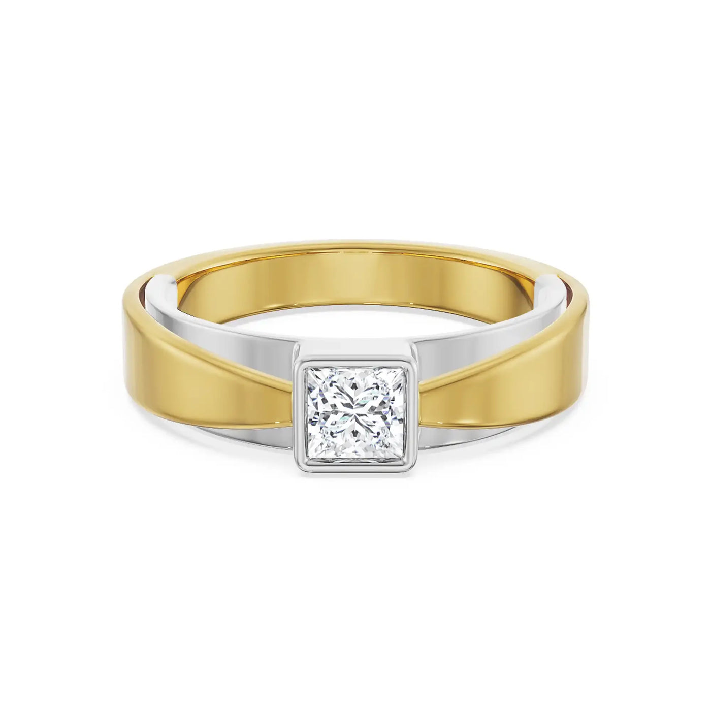 Ryan Squared Diamond Ring