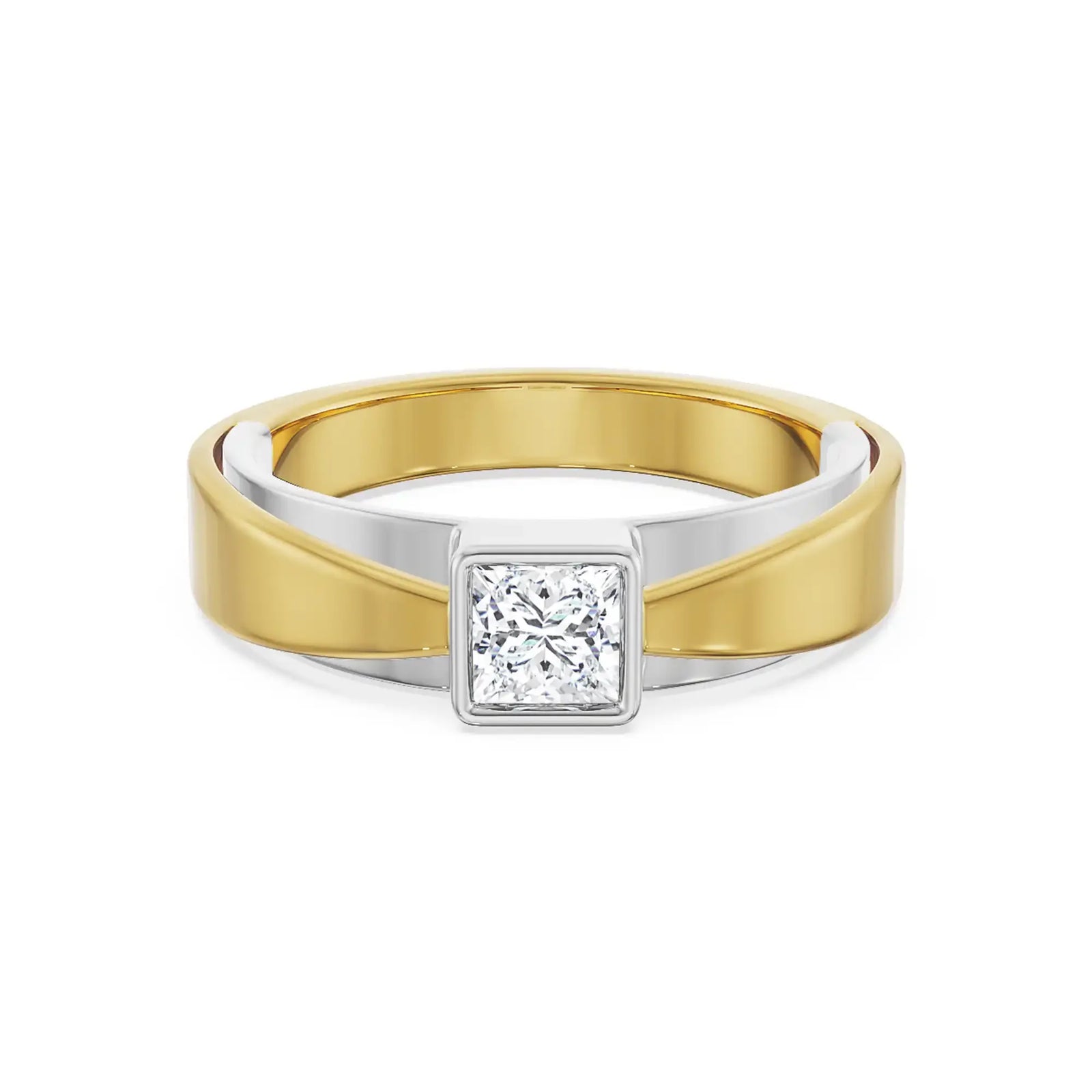 Ryan Squared Diamond Ring for him