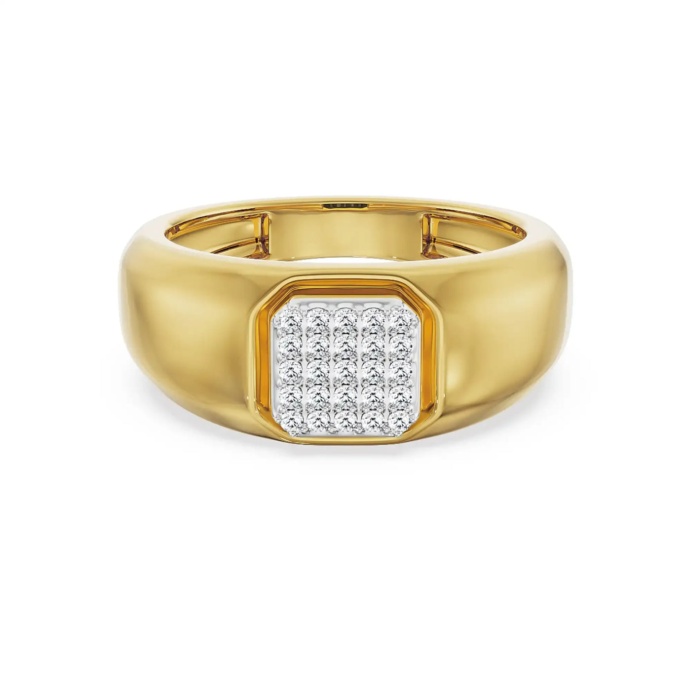 Eric Clustered Diamond Ring for Him