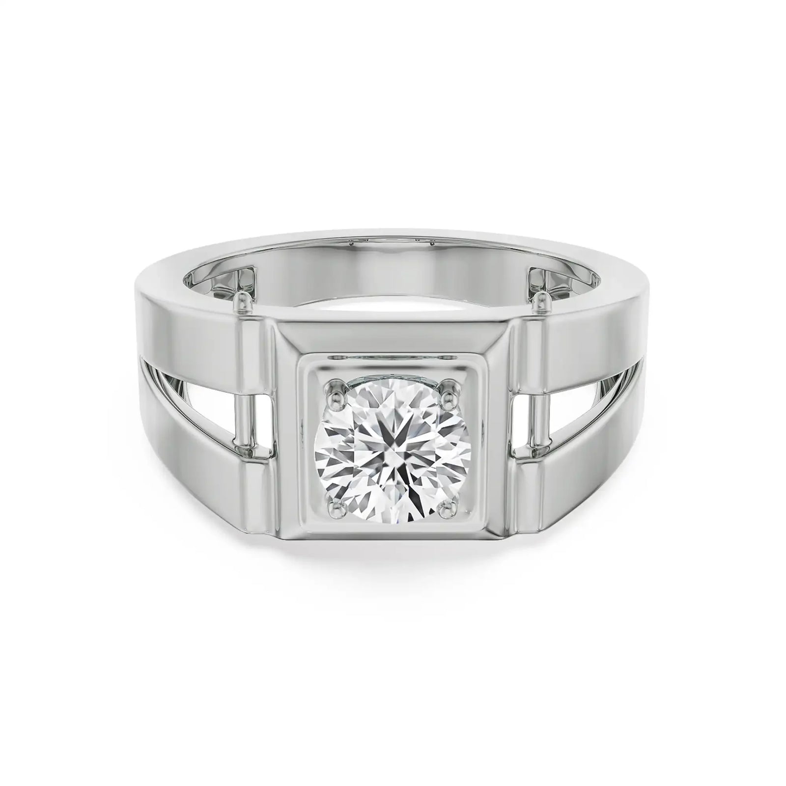 1 CT Brandon Bold Diamond Ring - front view