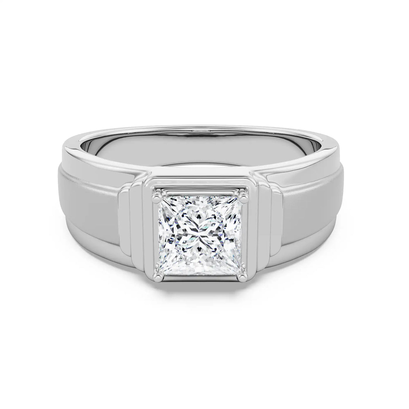 Dexter 1 CT Princess Cut Lab Grown Diamond Ring