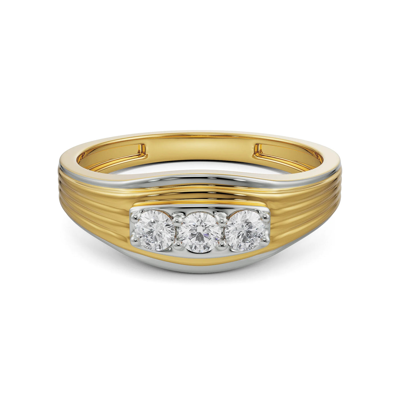 Trio Lab Grown Diamond Band for Men