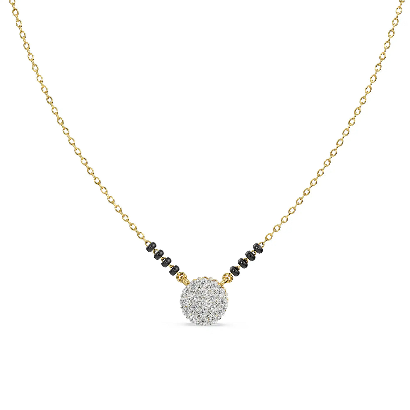 Aanya Lab Grown Diamond Mangalsutra 9KT