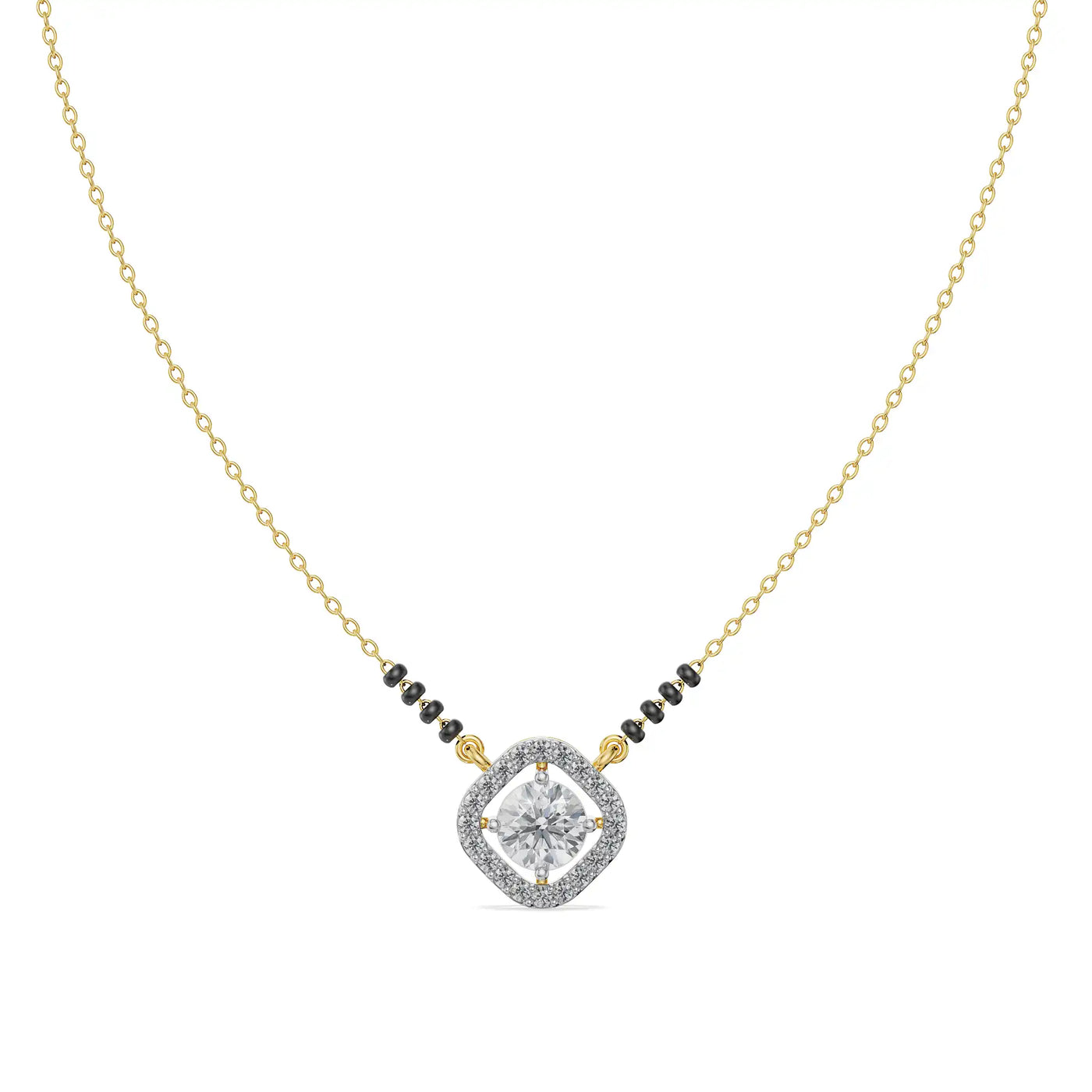Nirvi Lab Grown Diamond Mangalsutra 9KT