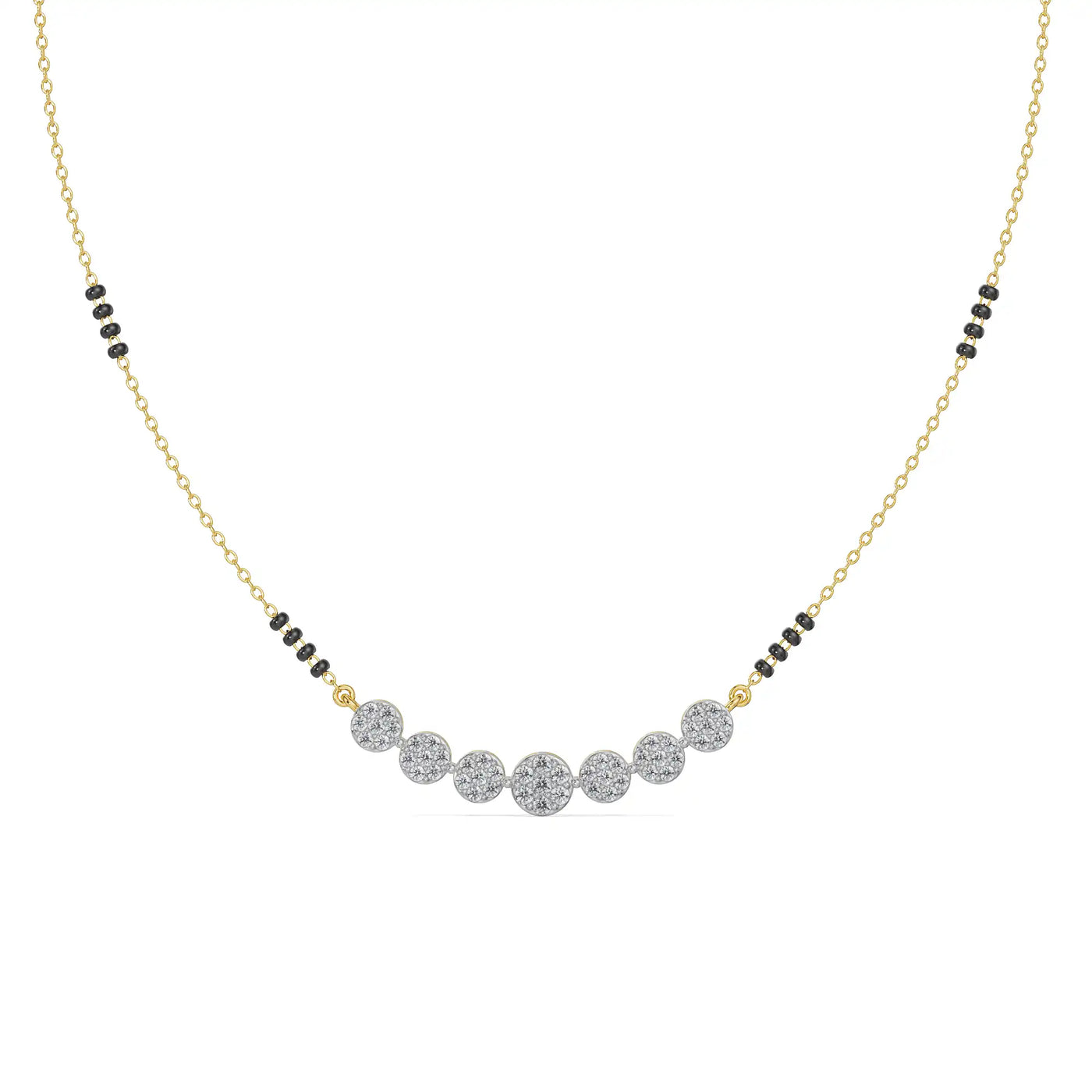 Pihu Lab Grown Diamond Mangalsutra 9KT
