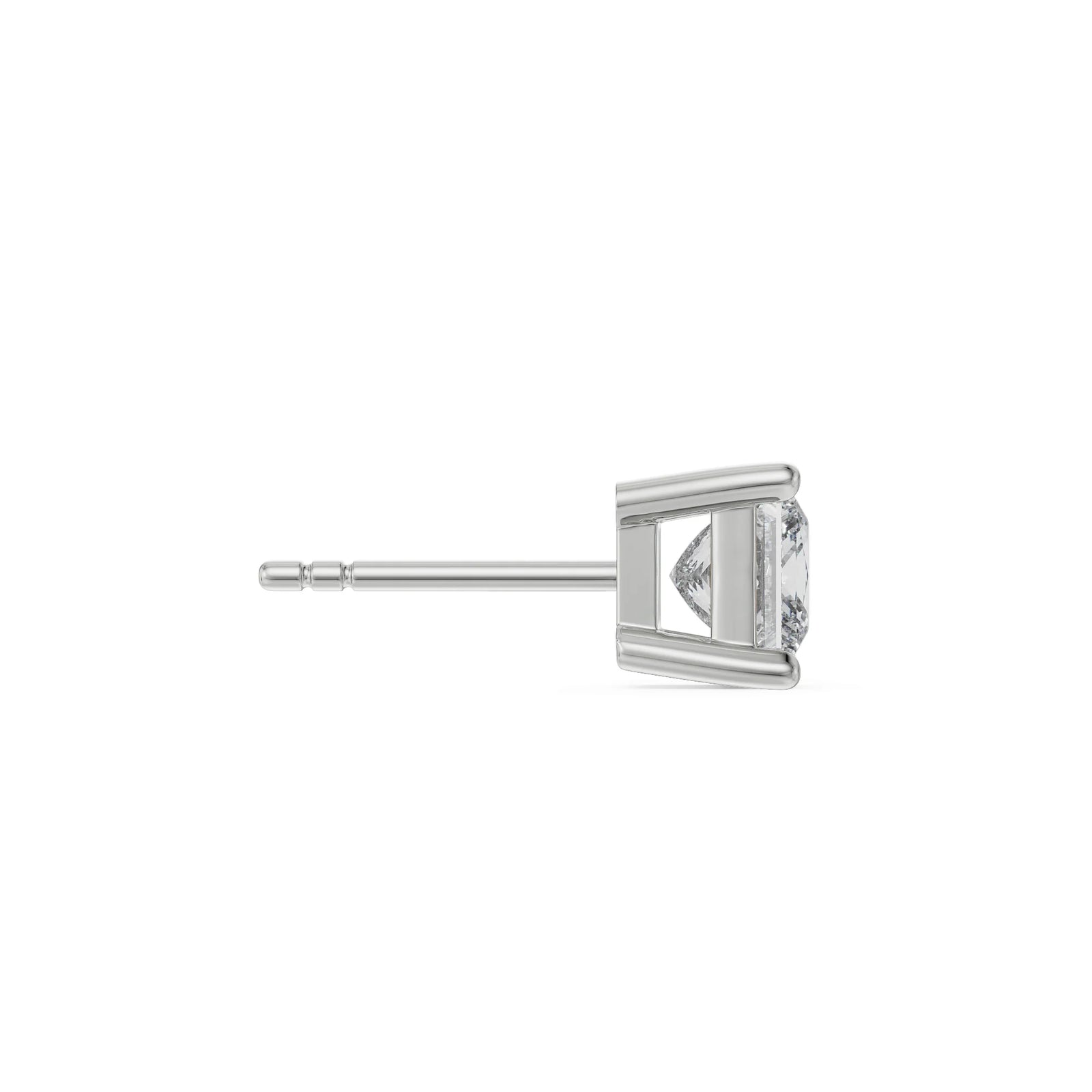 Ivy Solitaire Studs for Men Side View