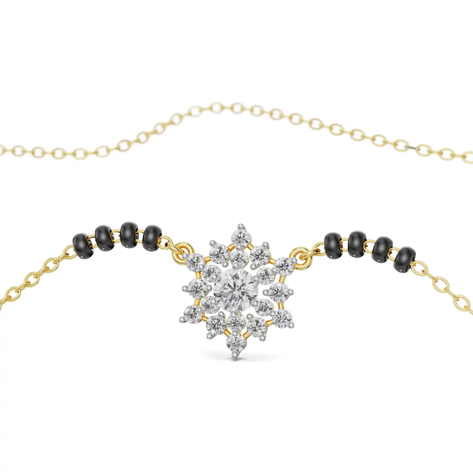Seher Diamond Mangalsutra Prospective View