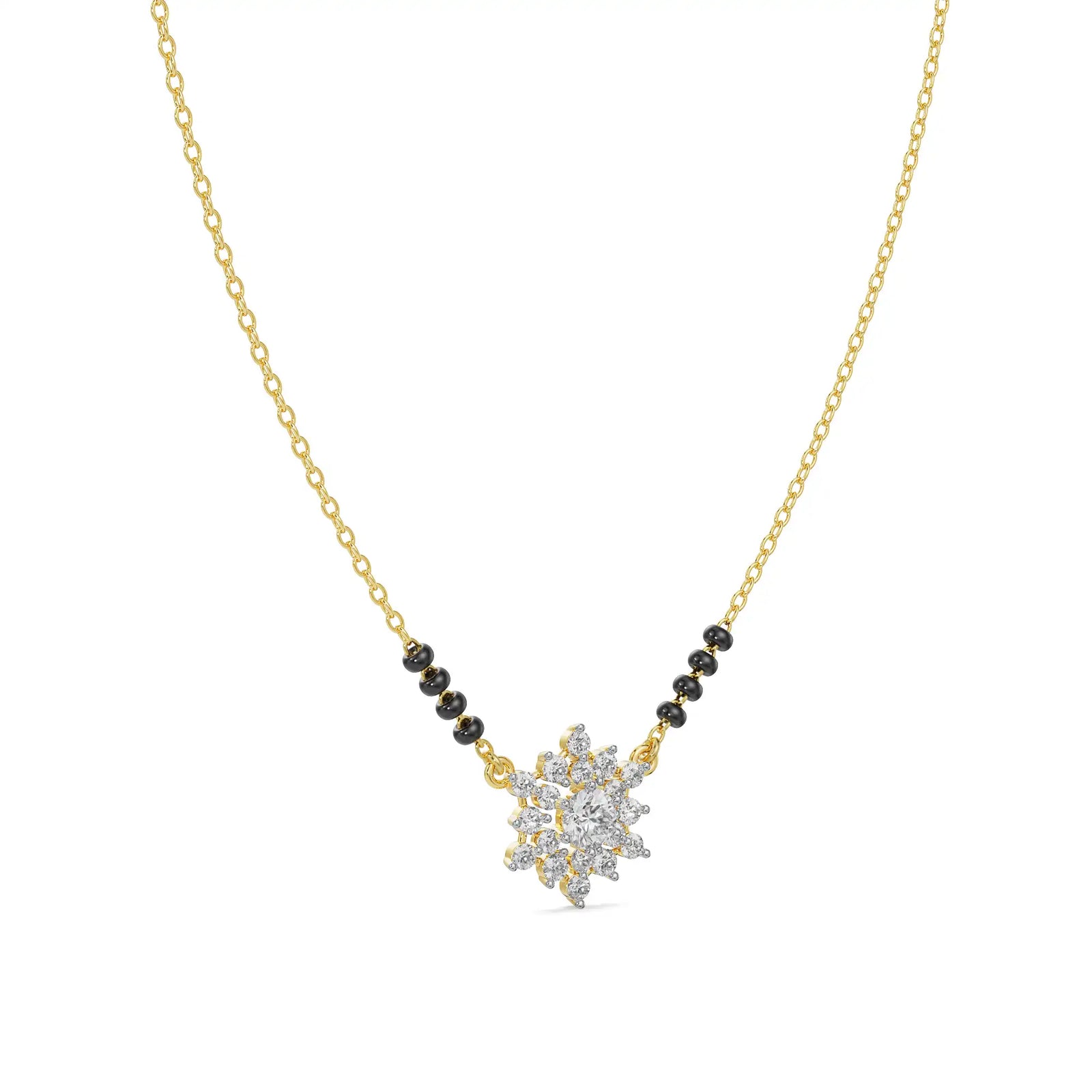 Seher Diamond Mangalsutra Right View