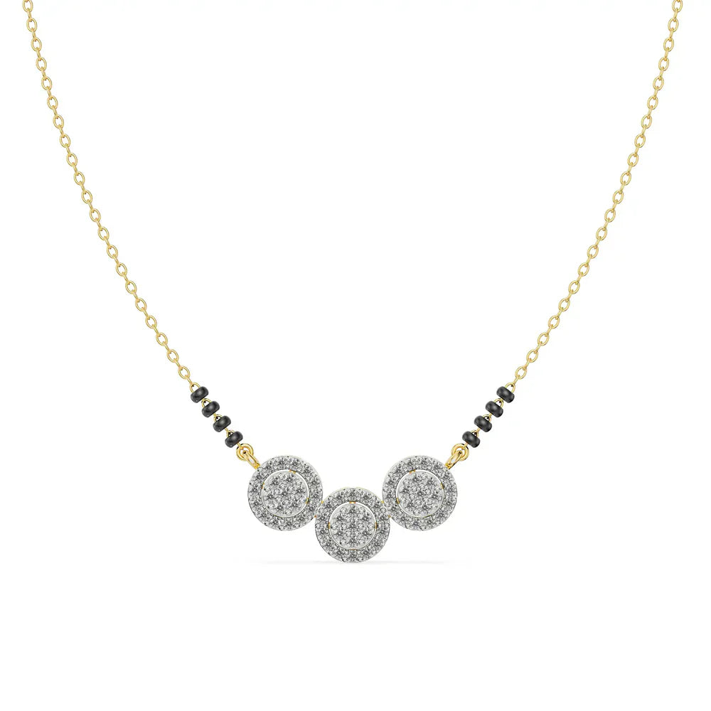 Reeha Lab Grown Diamond Mangalsutra_in_stock