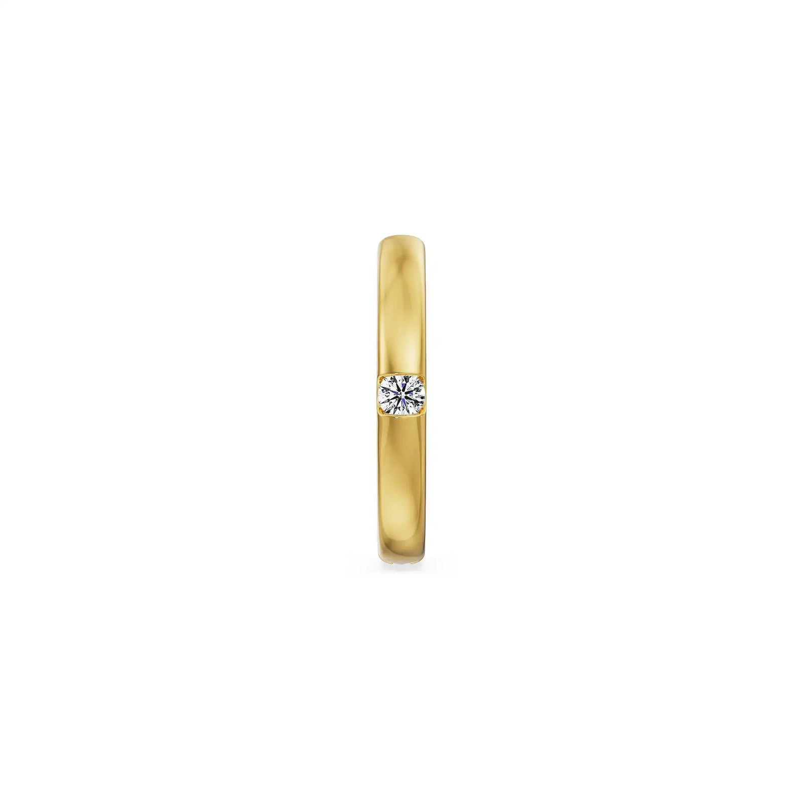 Lucid Inset Lab Grown Diamond Earrings
Front view