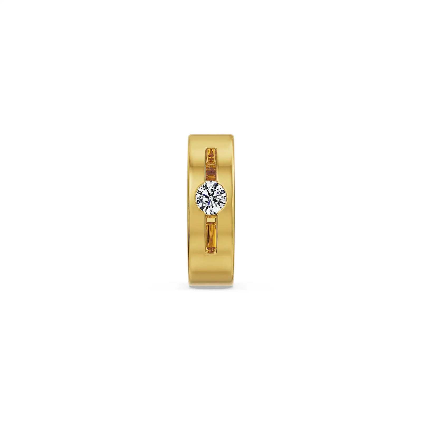Prism Pillar Lab Grown Diamond Earrings
Front view