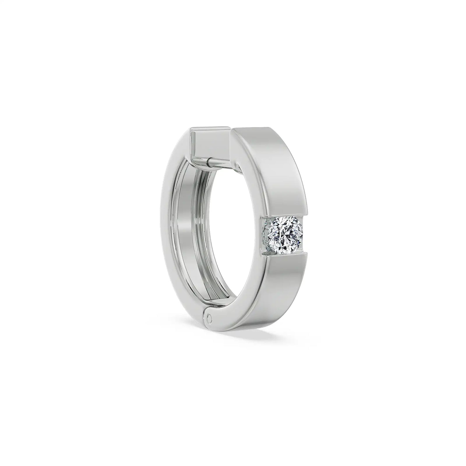 Glacial Flow Lab Grown Diamond Earrings
Side view