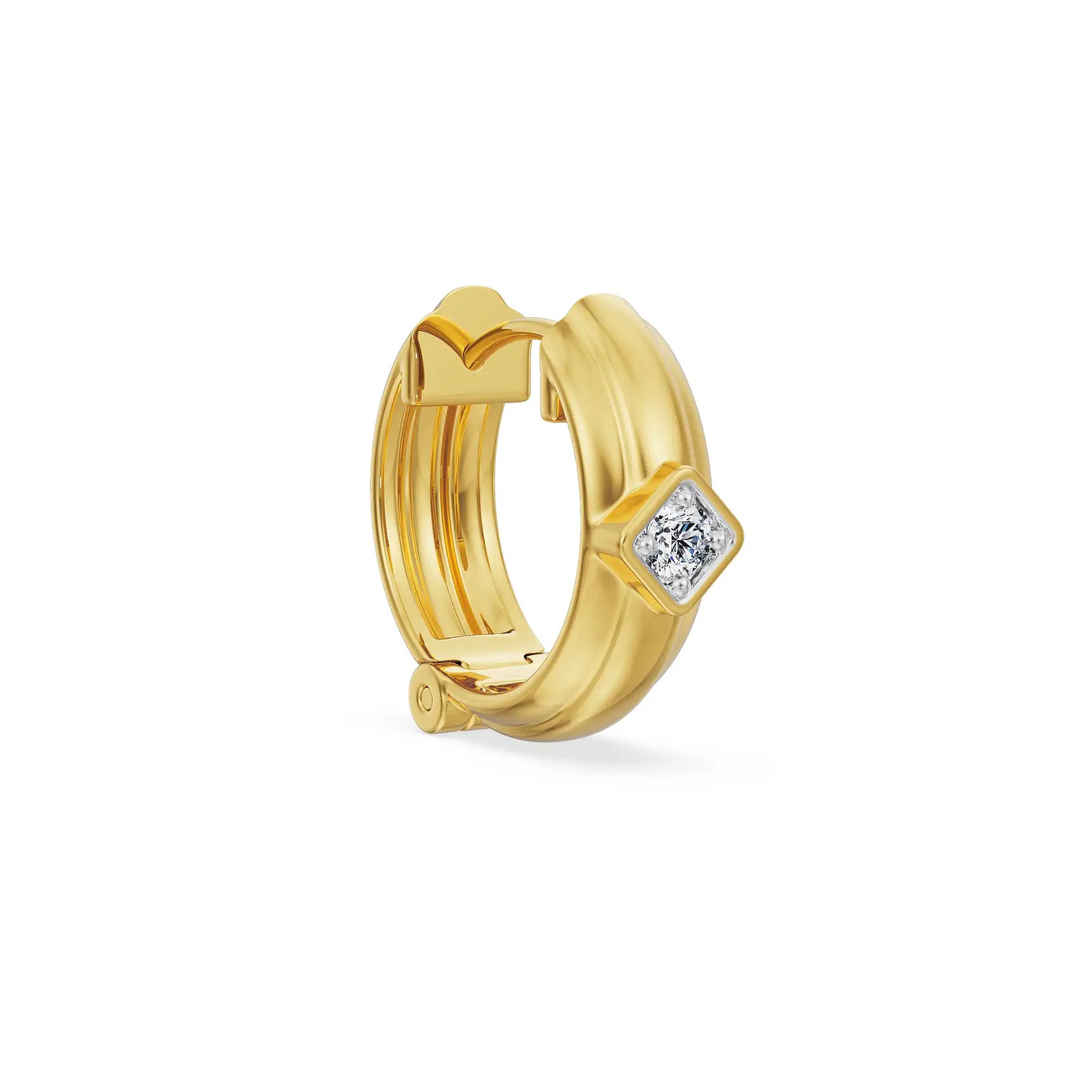 Zenith Solitaire Lab Grown Diamond Earrings
Side view