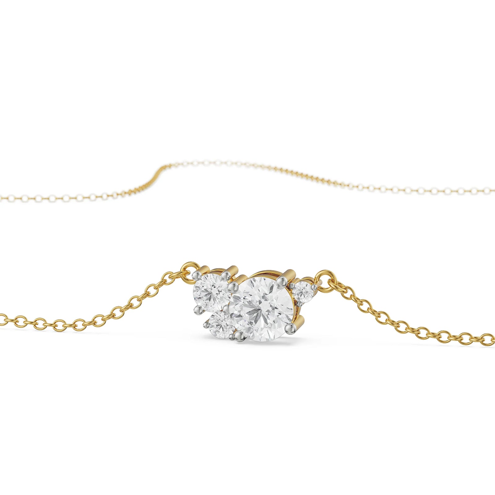 Bouquet Cascade Necklace Prospective View