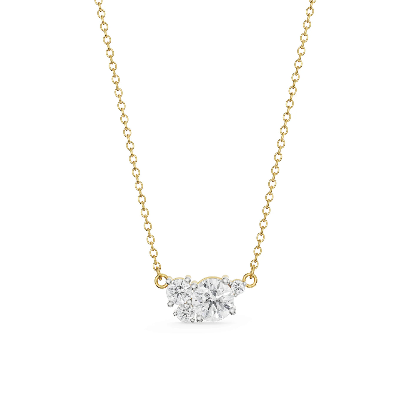Bouquet Cascade Lab Grown Diamond Necklace