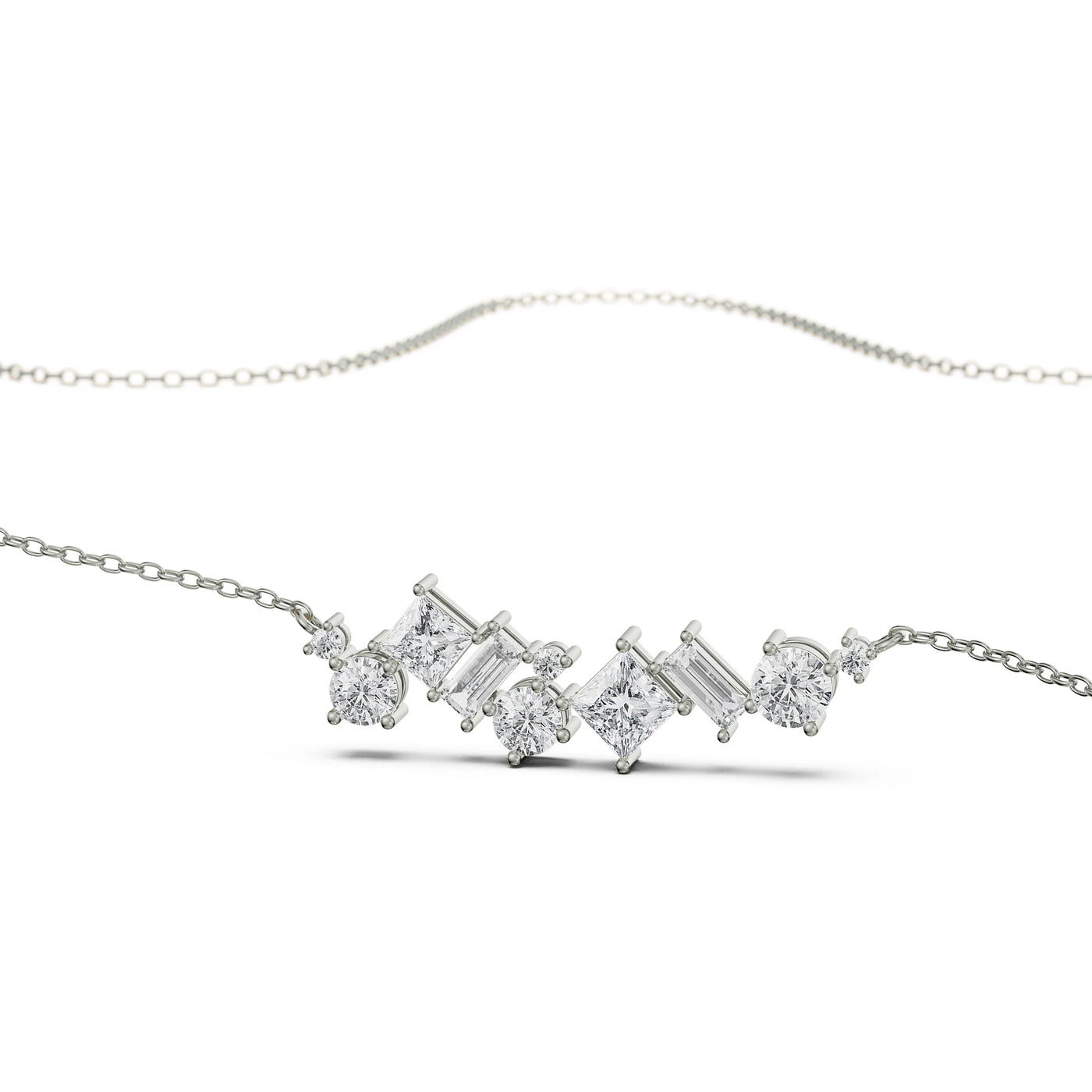 Twilight Shimmer Diamond Necklace_in_stock