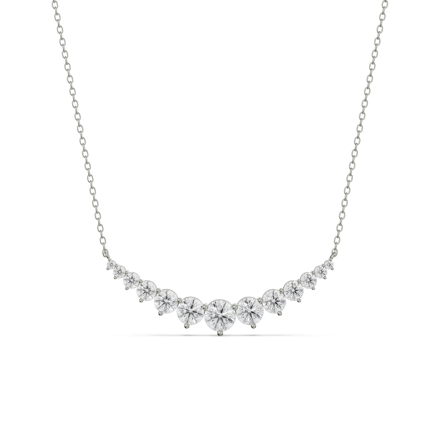 Eternity Round Lab Grown Diamond Necklace
