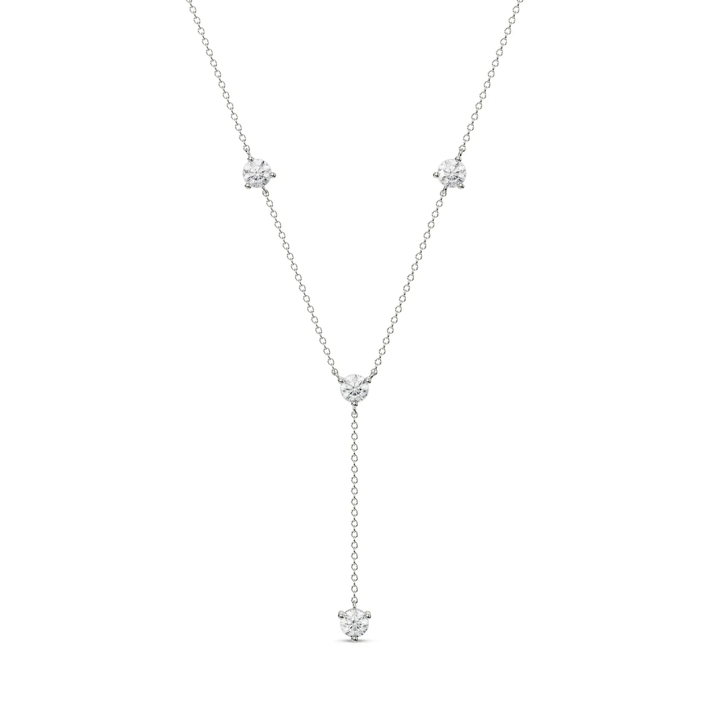 Golden Grace Y Lab Grown Diamond Necklace 9KT
