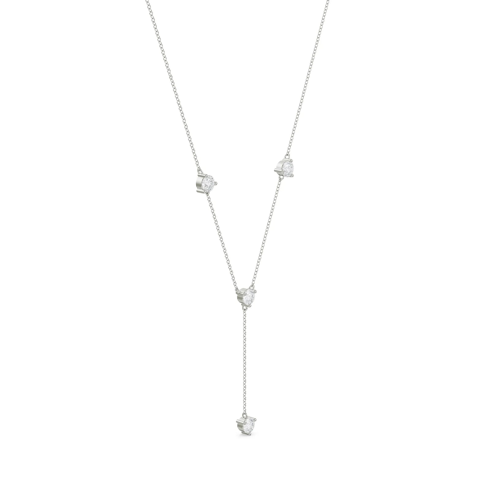 Golden Grace Y Necklace Side View